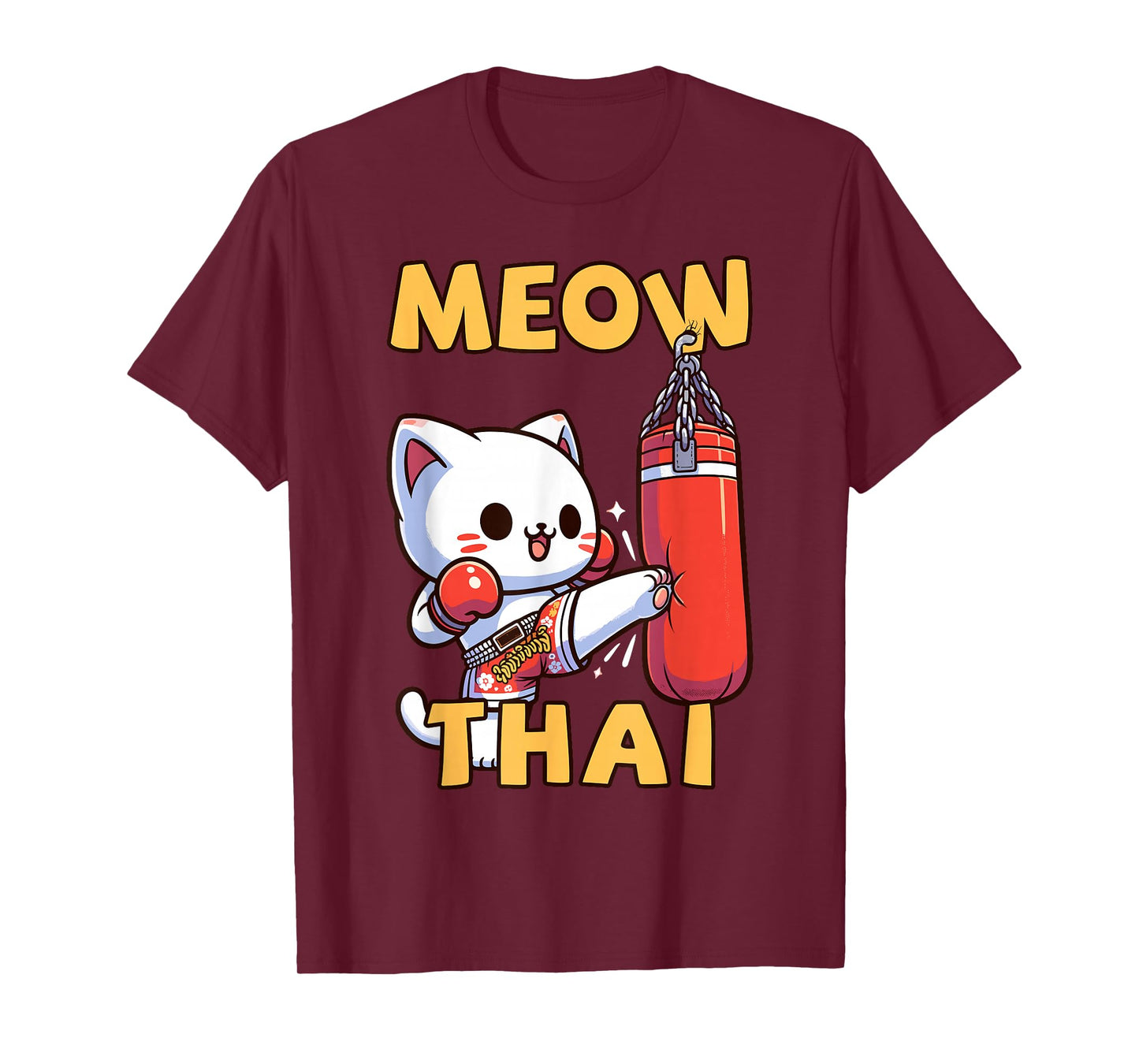 Meow Thai, Muay Thai Cat | Thai Boxing For Kids, Muay Thai T-Shirt