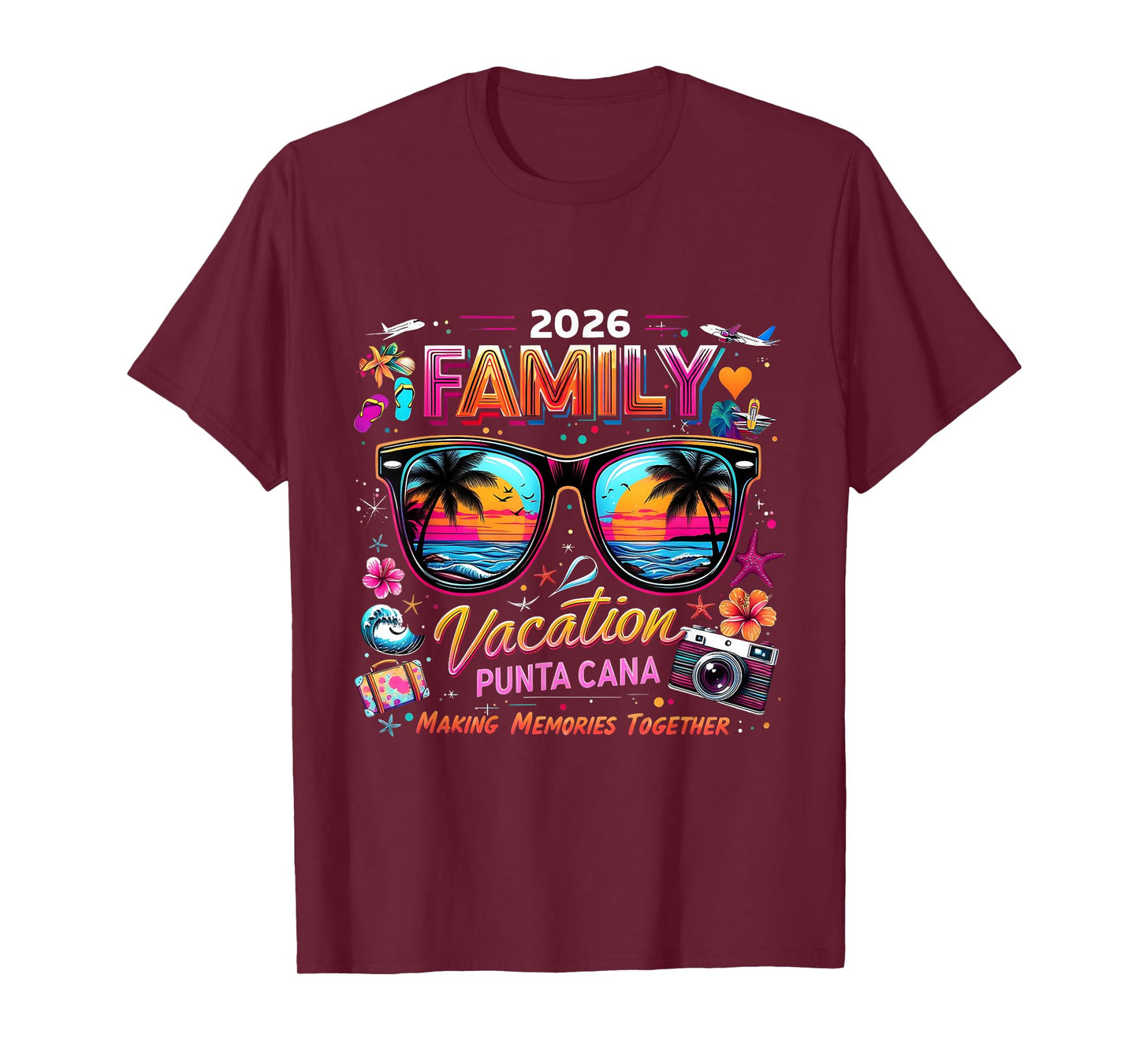 Family Vacation 2026 Punta Cana Making Memories Together T-Shirt