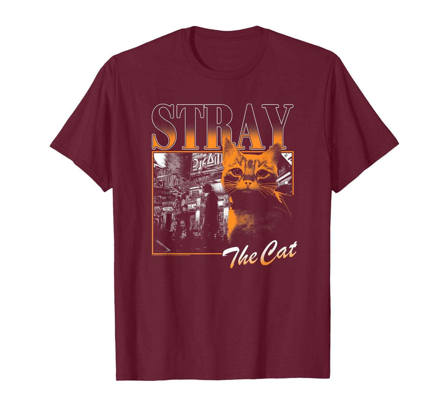 Stray The Cat 90's Throwback Retro Inspired Video Game T-Shirt