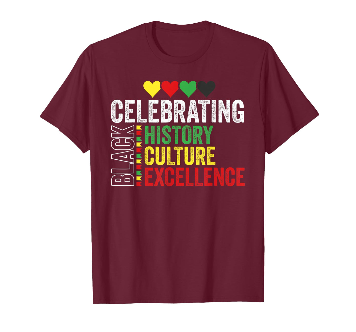 Celebrating Black History Month Afro African Women Men Kids T-Shirt