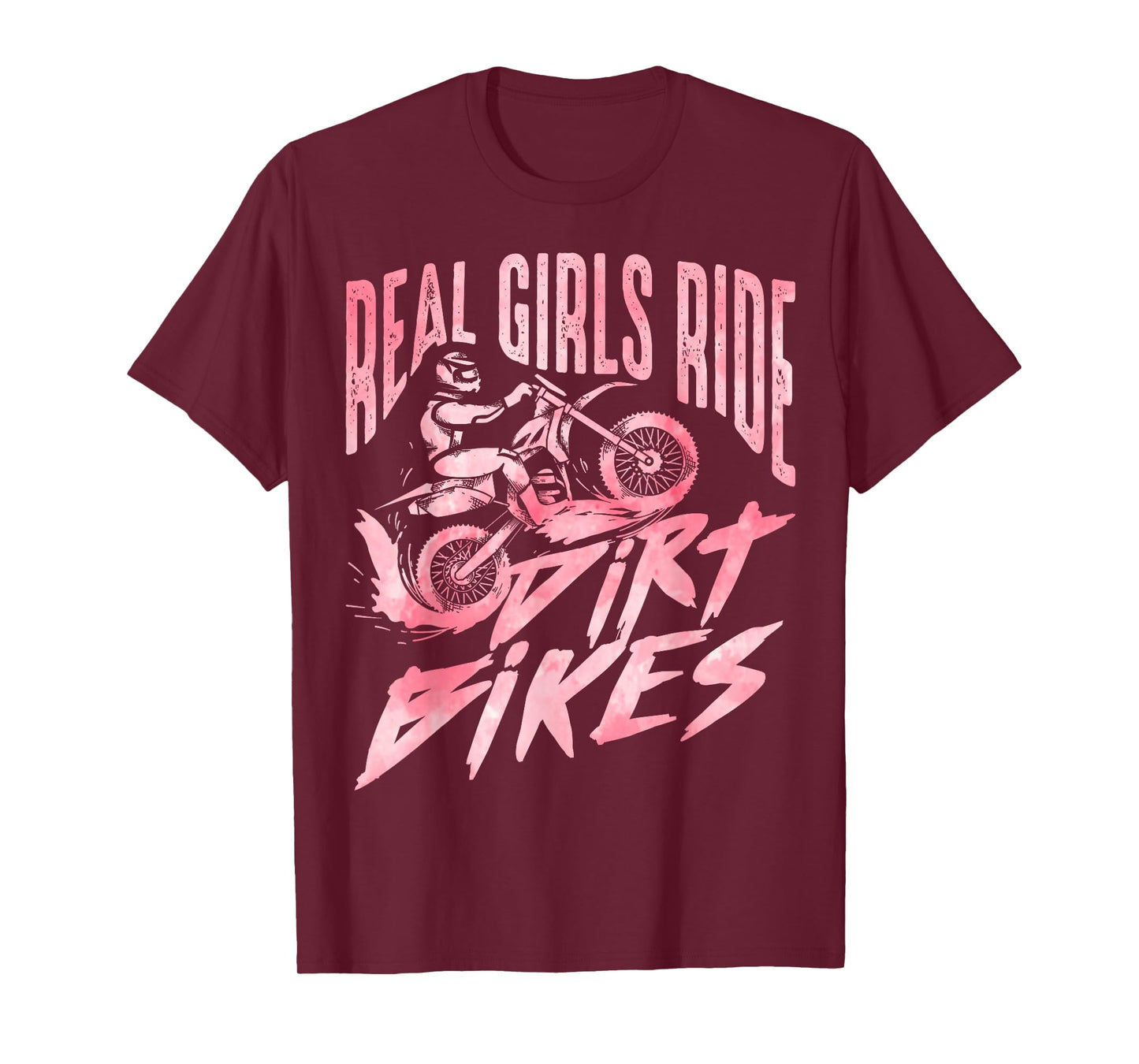 Cool Dirt Bike Art For Women Girls Motocross Racing Dirtbike T-Shirt