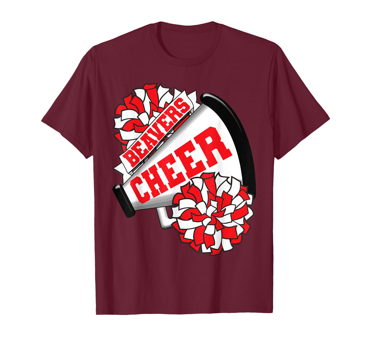 Beavers Cheer School Cheerleading R T-Shirt