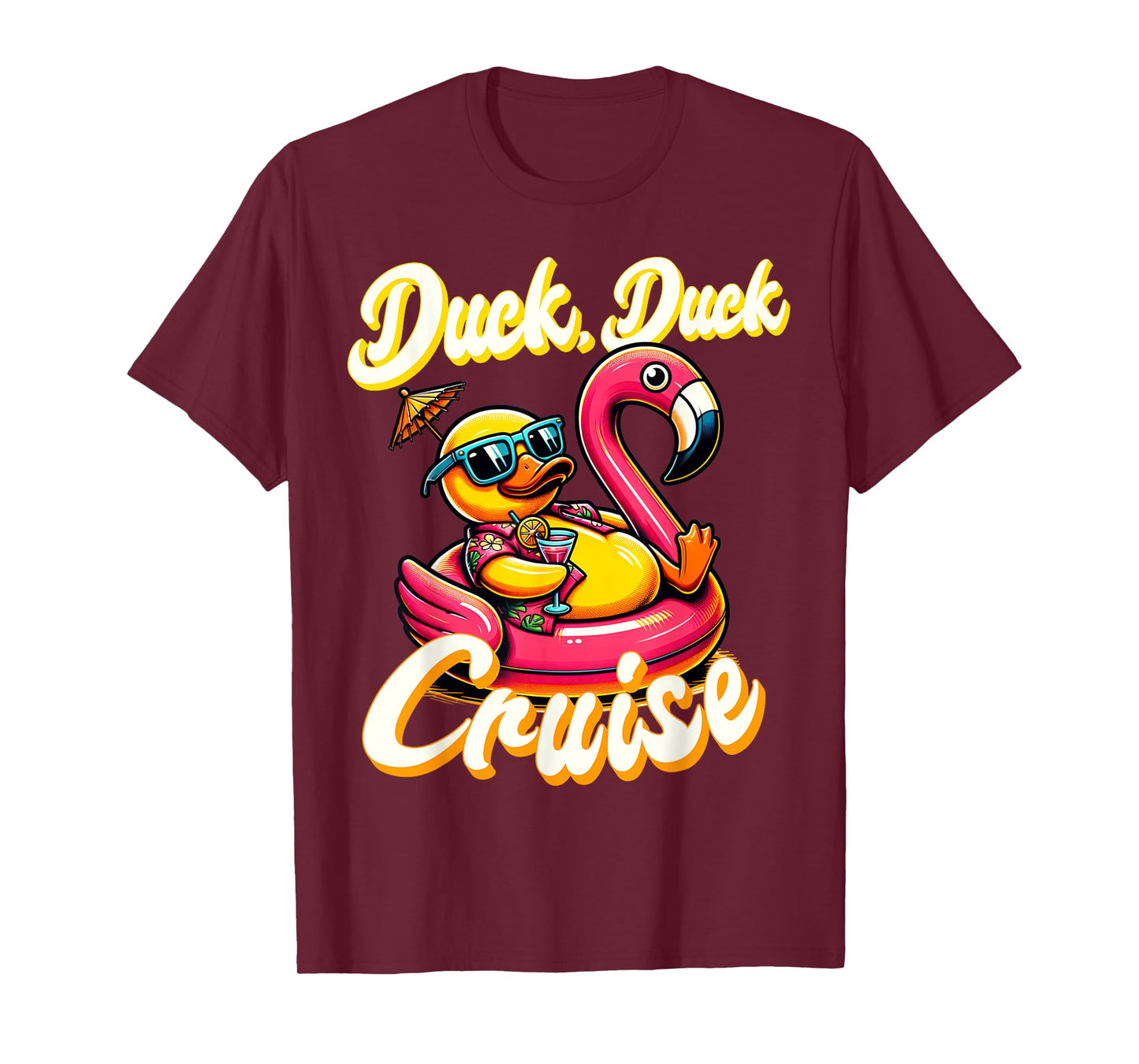 Cruising Ducks Duck Duck Cruise Family Vacation Rubber Duck T-Shirt