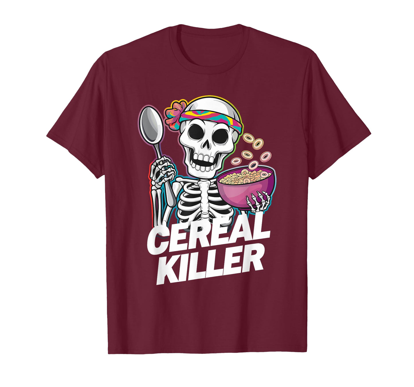 Cereal Killer Halloween Love Cereal Funny Cereal T-Shirt