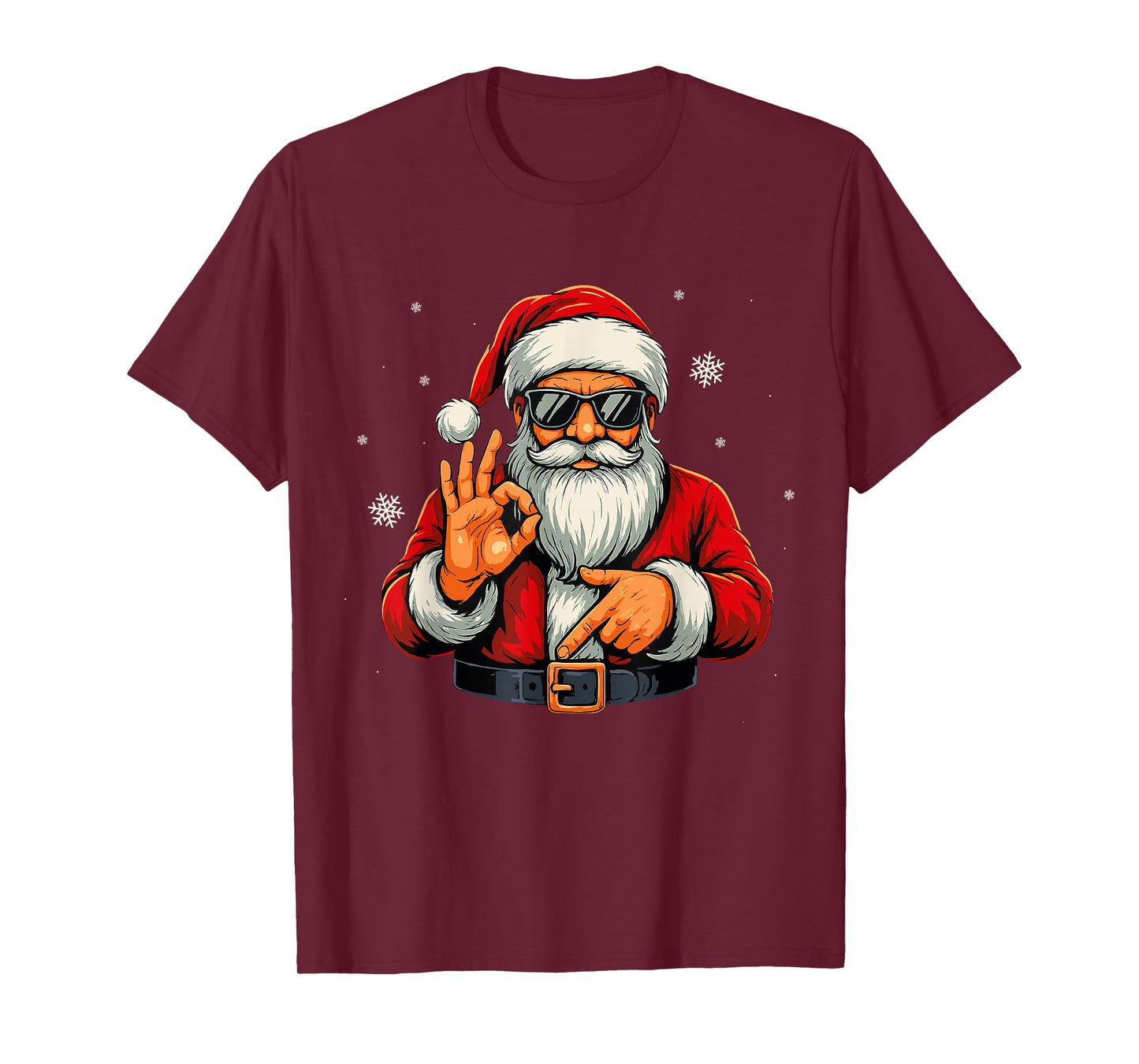 Funny Six Seven 6 7 Meme Santa Men Boys 67 Christmas T-Shirt