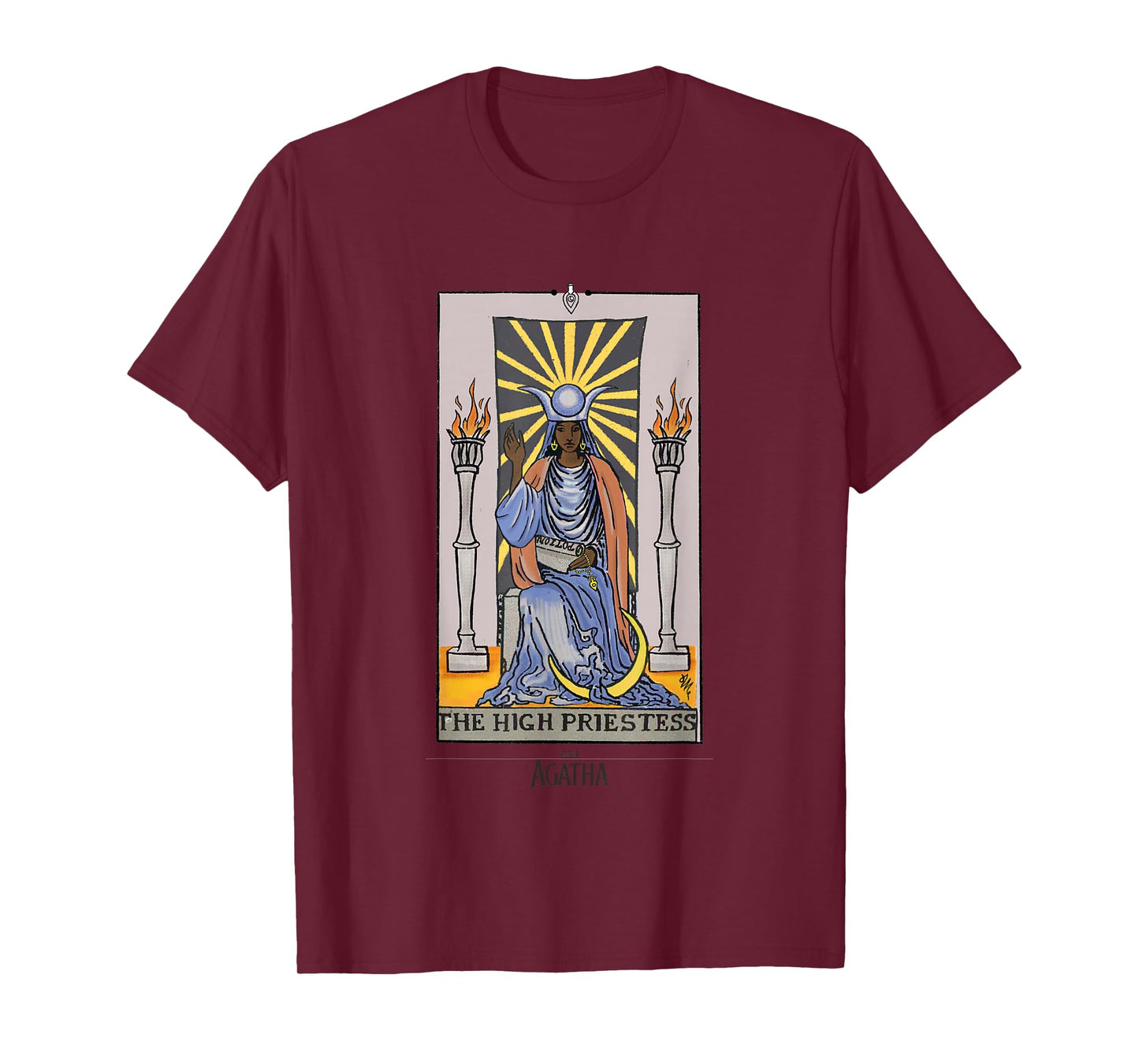 Marvel Agatha All Along The High Priestess Vintage Tarot T-Shirt