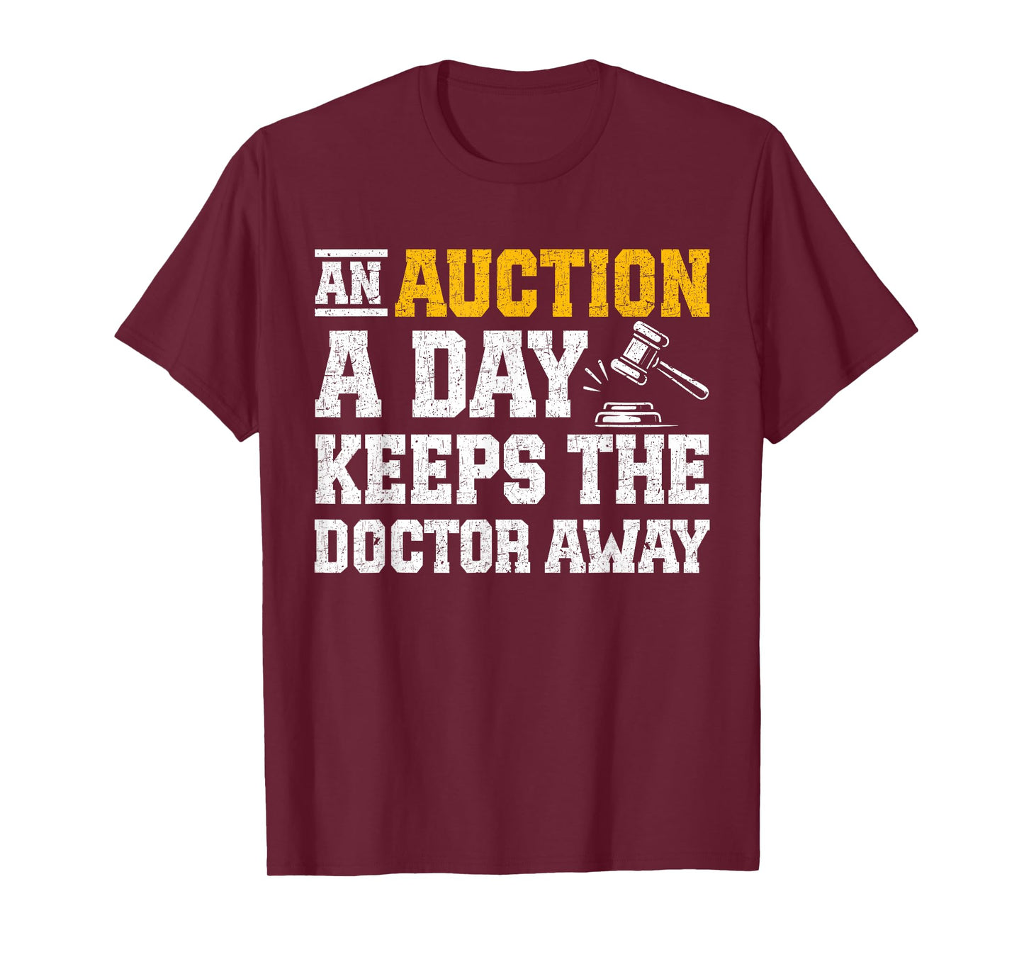 Auction Junkie Funny Auctioneer T-Shirt