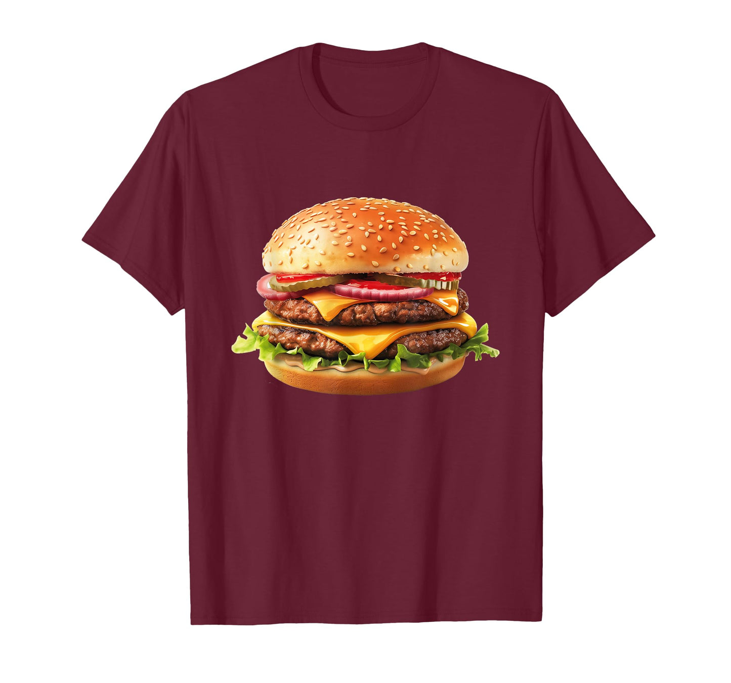 Hamburger Cheese BBQ Lovers T-Shirt