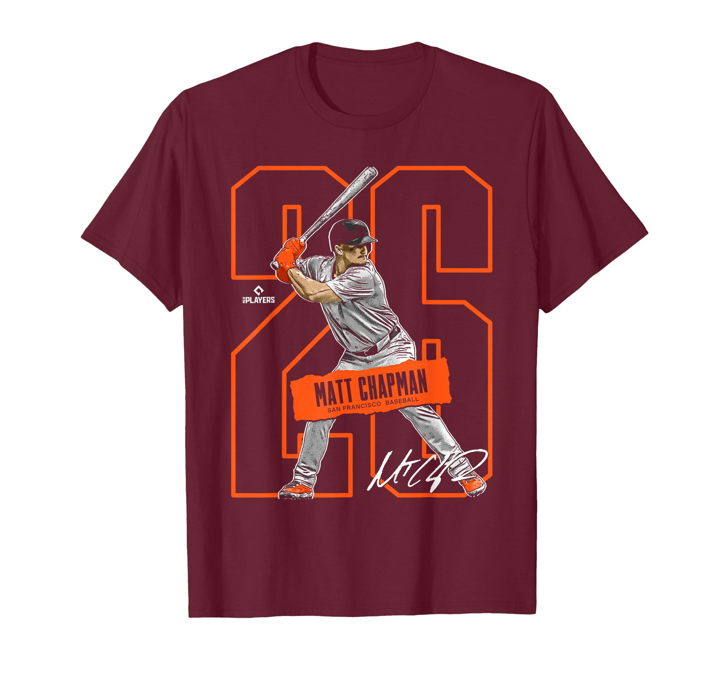 Matt Chapman | San Francisco Baseball Players | MLBMAT302N T-Shirt