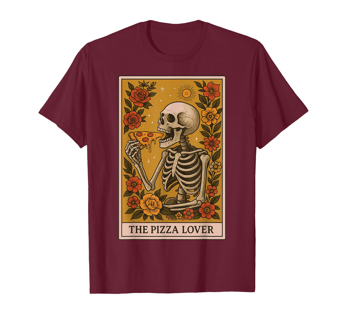 The Pizza Lover Tarot Card T-Shirt