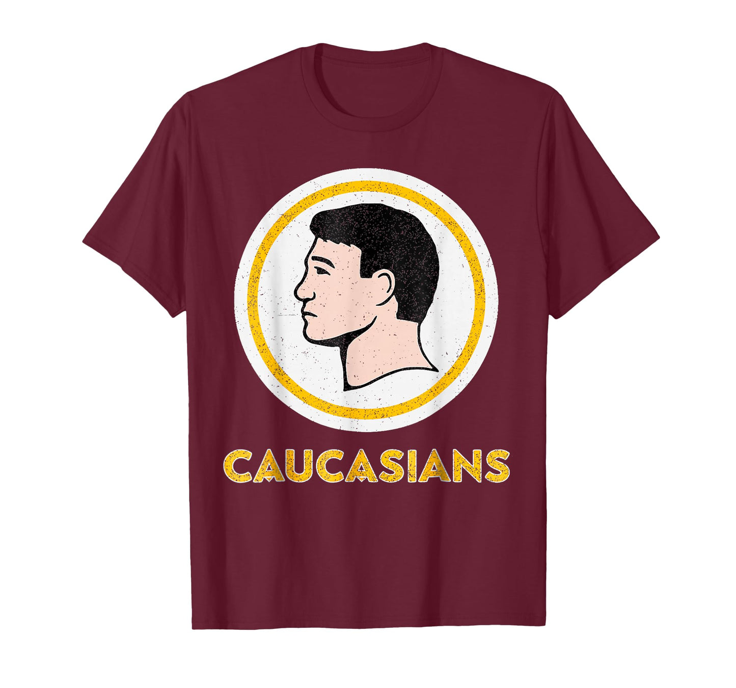 Caucasians Funny Vintage Caucasians Pride T-Shirt