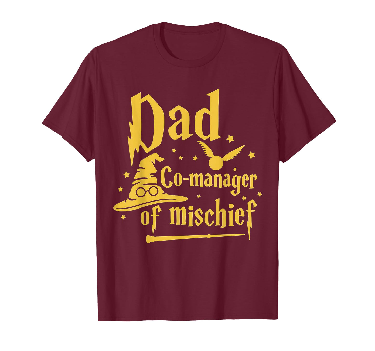 Magical Dad Manager of Mischief Birthday Family Matching T-Shirt