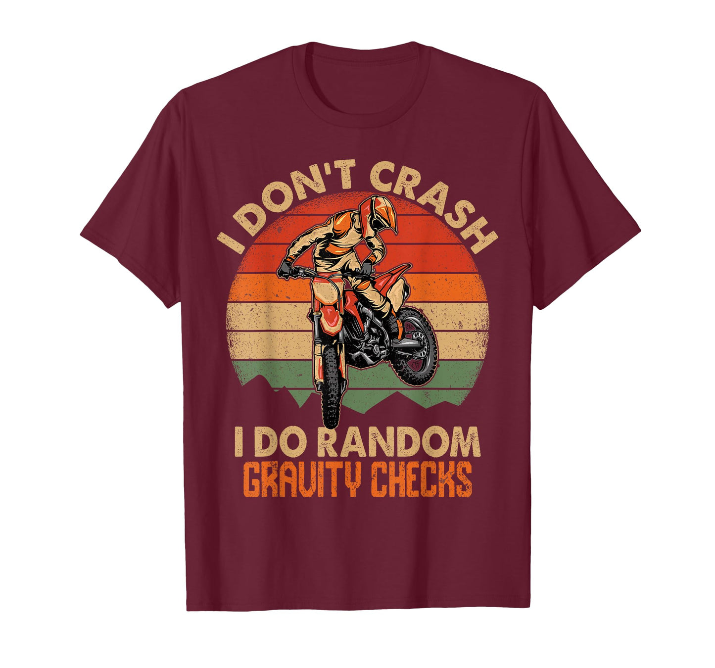 Funny Dirt Bike Shirt Boys MEn Motocross Dirt Bike Rider T-Shirt