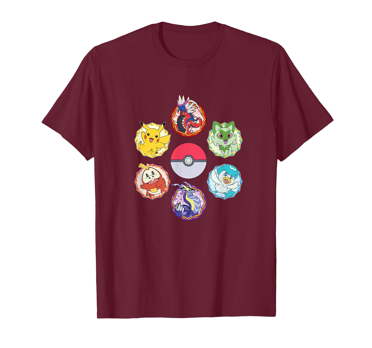 Pokémon - Sparkle Badges T-Shirt