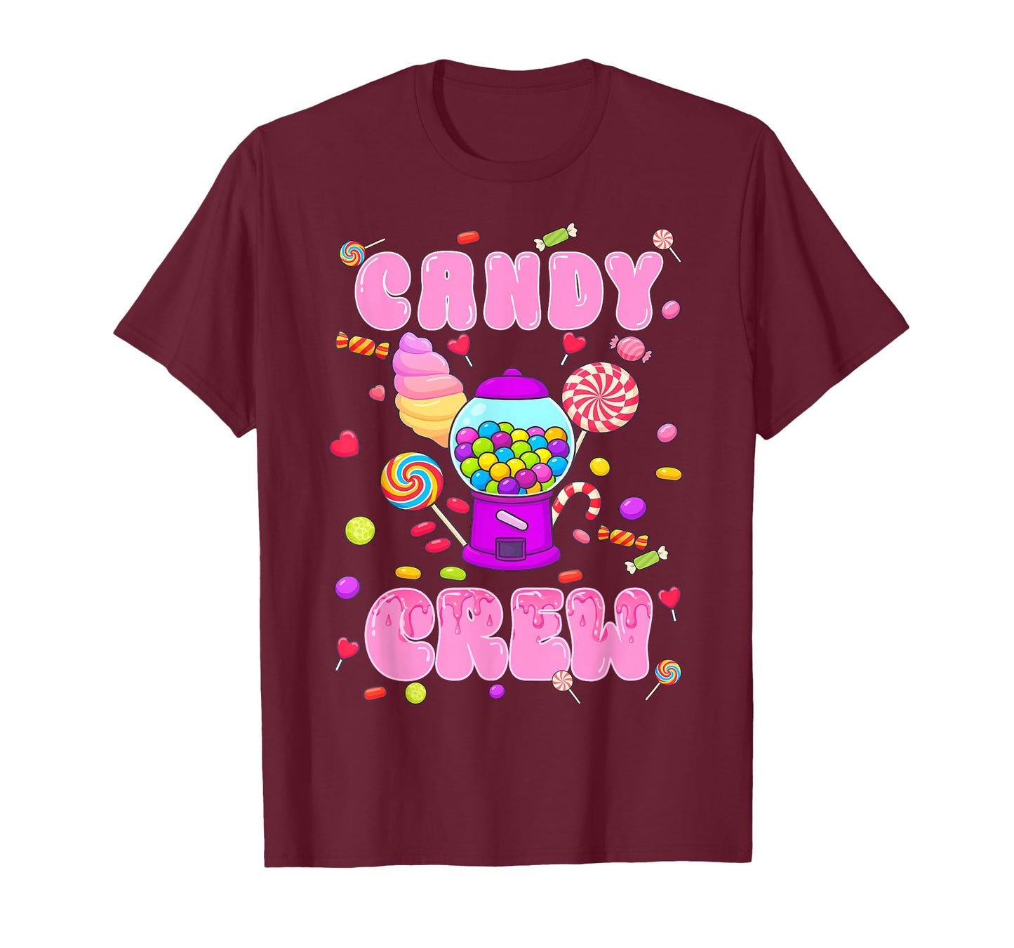Candy Crew Candy Land Decorations Sweetie Candy Squad Kids T-Shirt