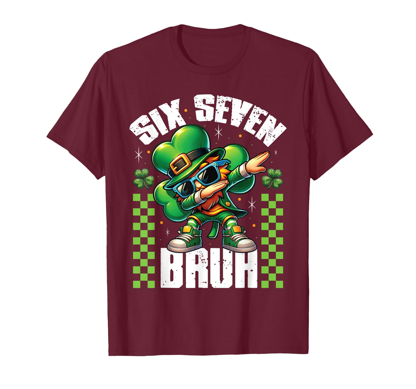 67 Six Seven Funny 6 7 Meme St Patricks Day Leprechaun 67 T-Shirt