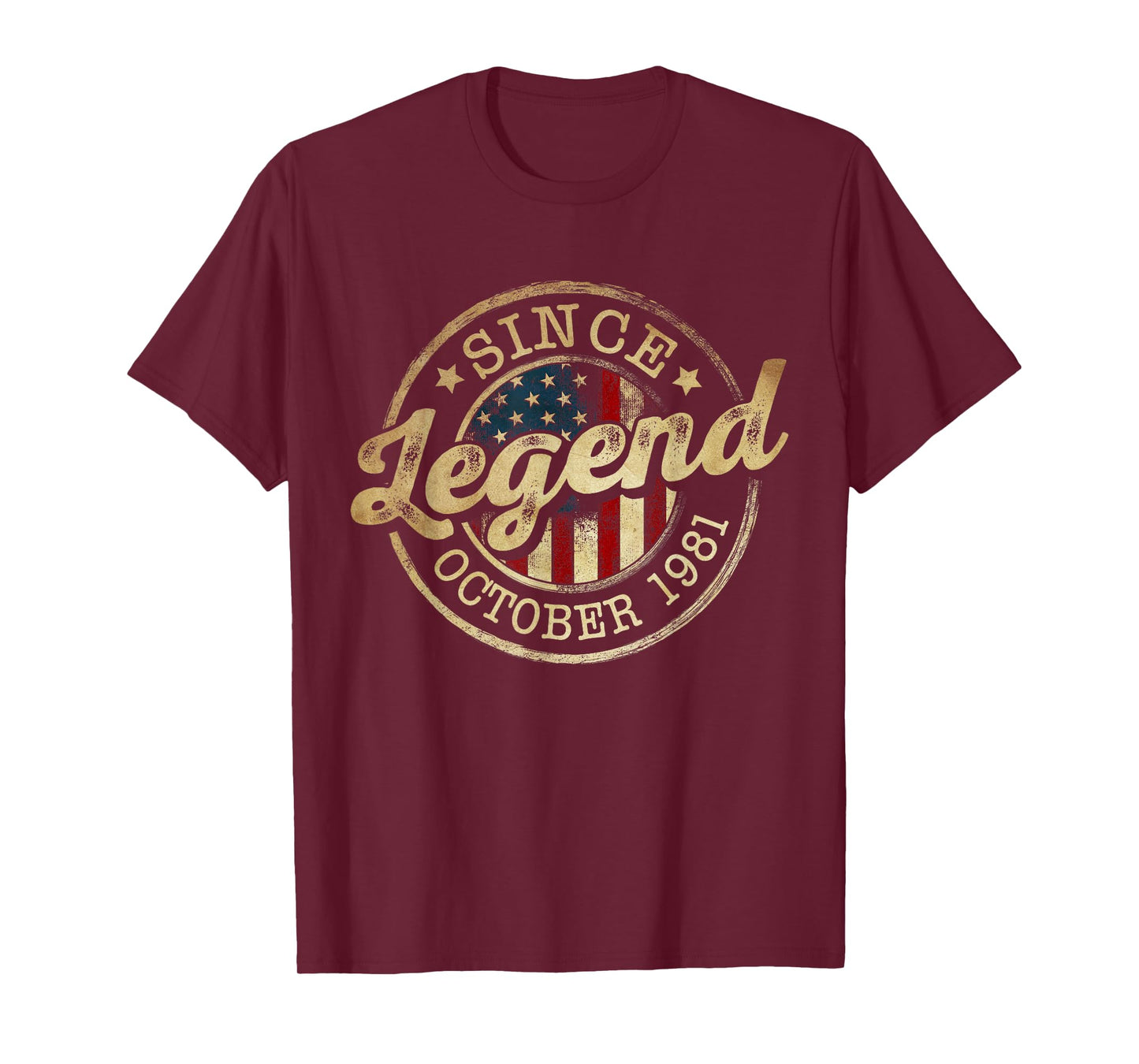 Legend Since October 1981 Vintage 44th Birthday Classic T-Shirt