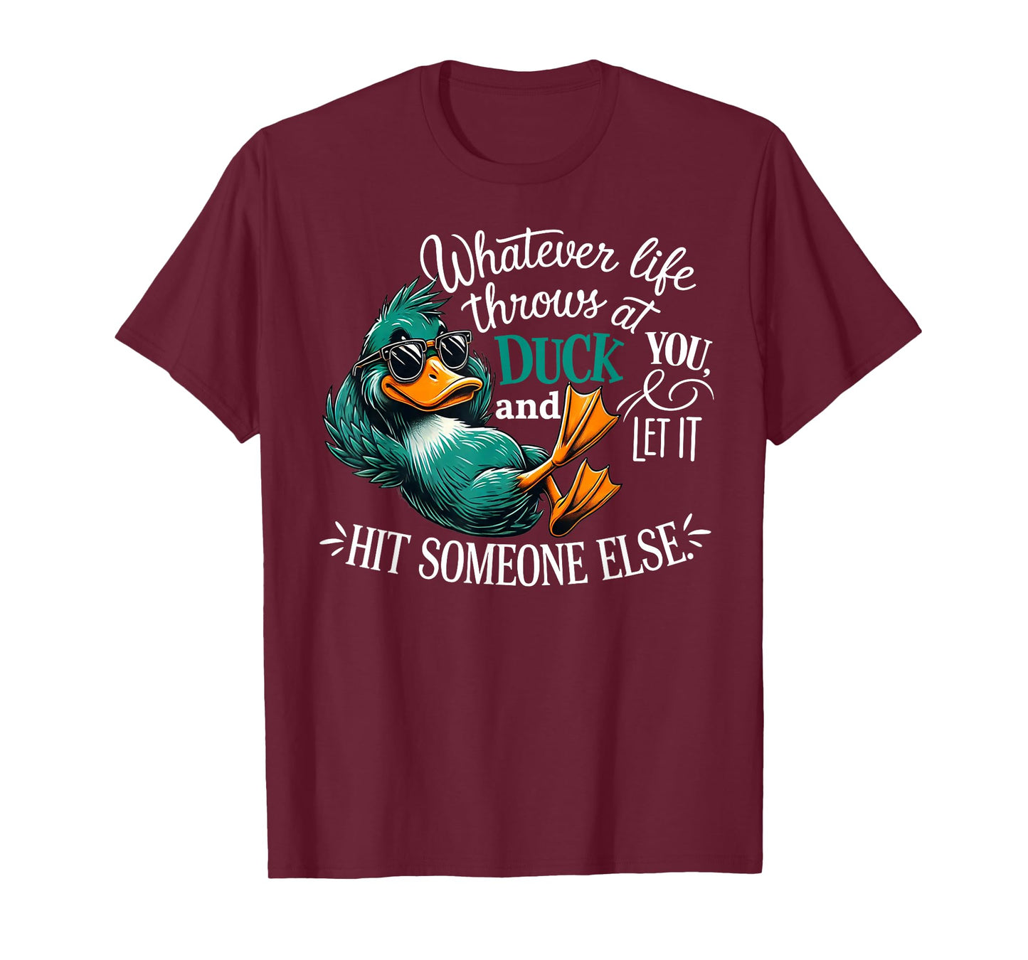 Funny Duck Graphic Men Women Funny Quote T-Shirt
