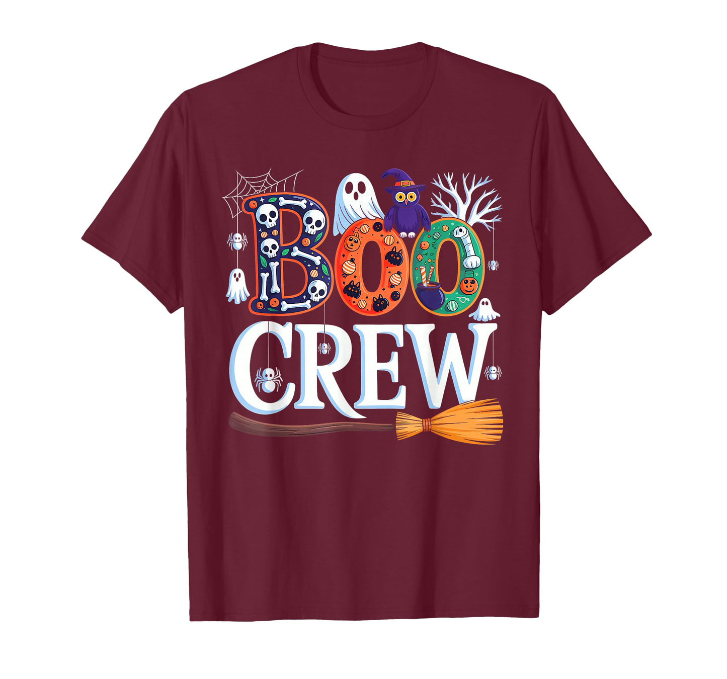 Halloween Boo Crew Funny Halloween Costume for Men Women Kid T-Shirt