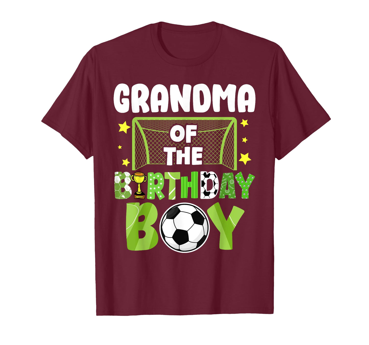 Soccer Grandma Birthday Boy Party Soccer Family Matching T-Shirt