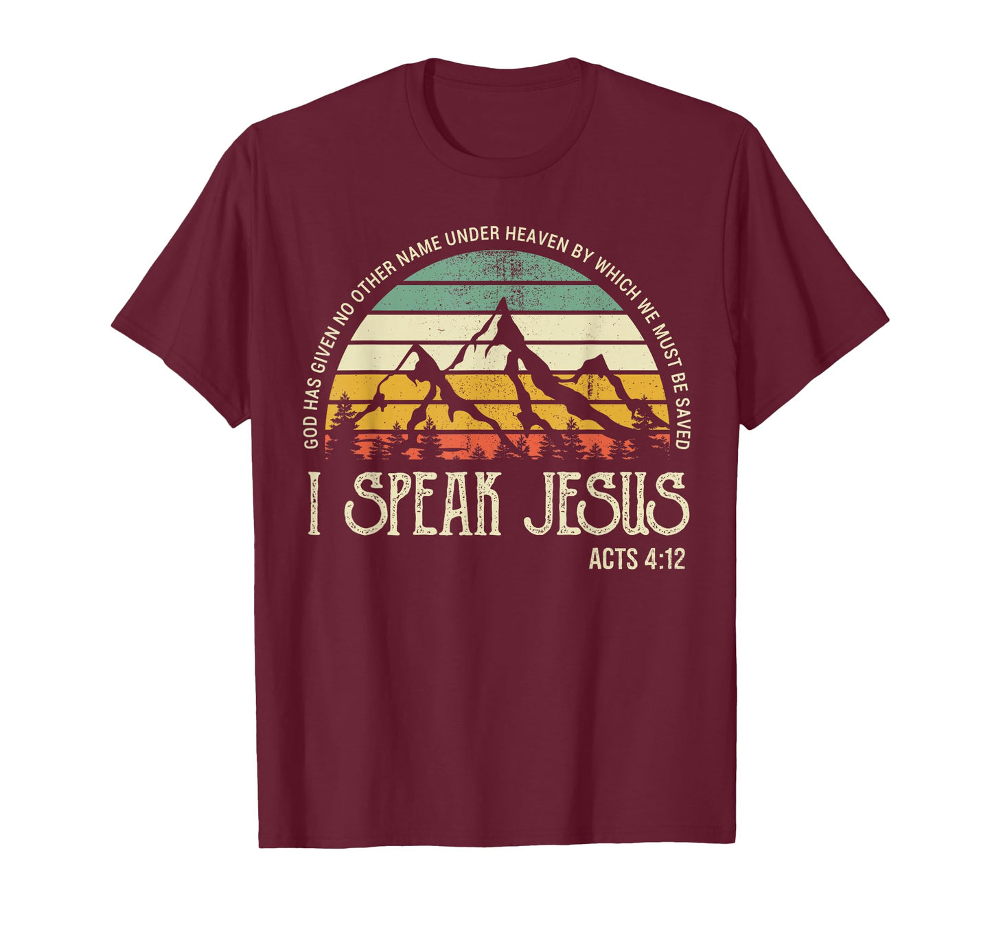 I Speak to Jesus Christ Faith Christians Bible Motivational T-Shirt