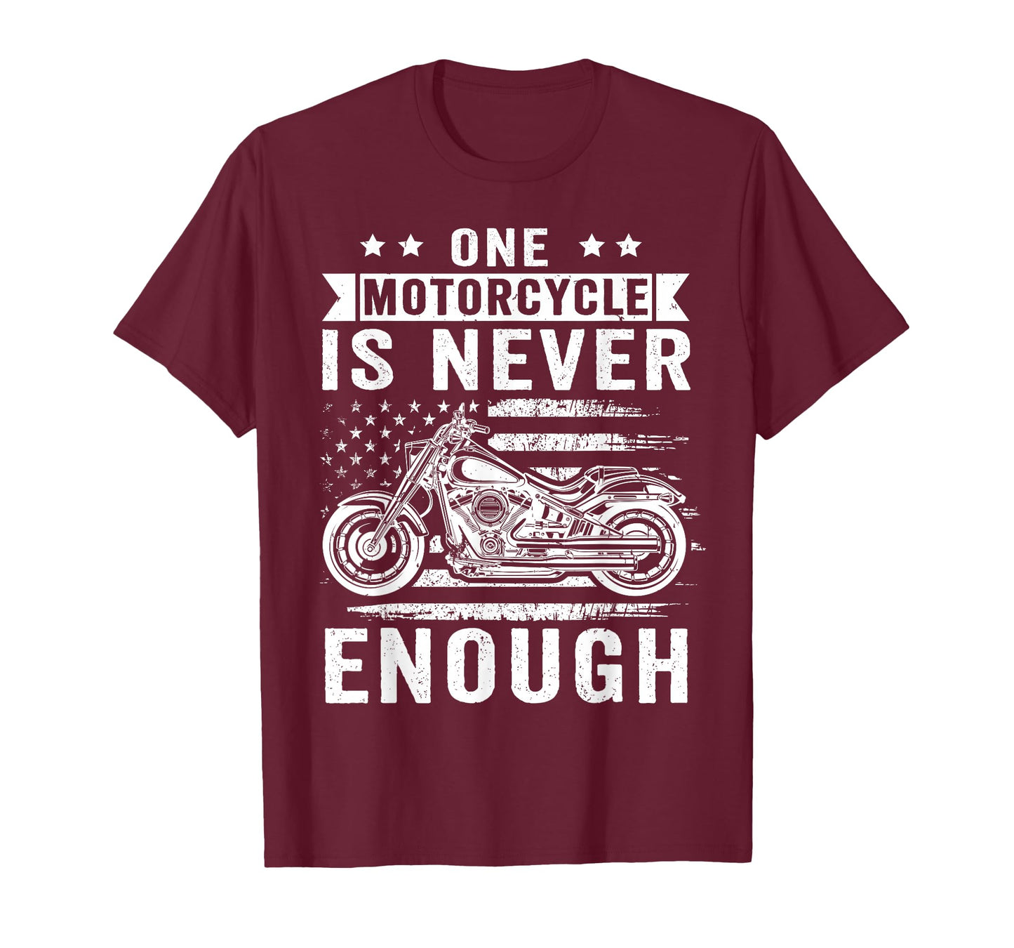 One Motorcycle is Never Enough Funny Grandpas Biker Rider T-Shirt