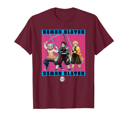 Demon Slayer: Kimetsu no Yaiba Tanjiro Zenitsu Trio Corps T-Shirt