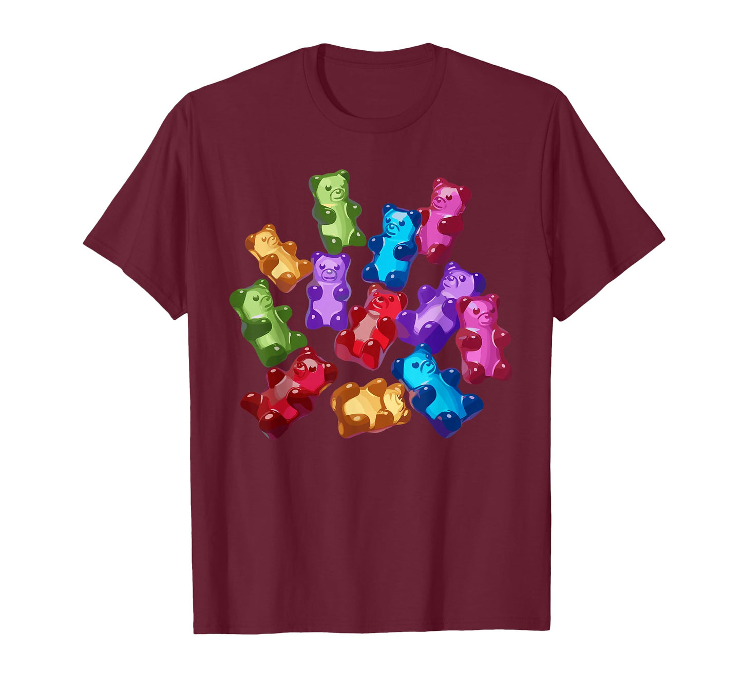 Funny Gummy Bear Design for Men Women Kids Gummy Bear Lover T-Shirt