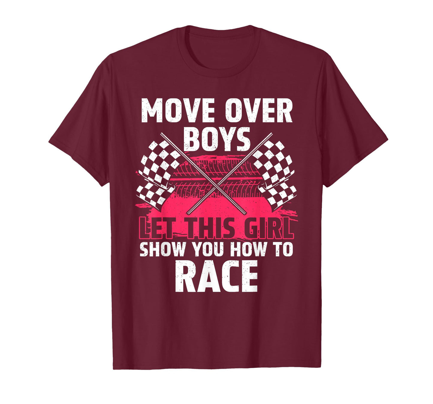 Car Racing Art For Women Girls Race Track Race Car Driver T-Shirt