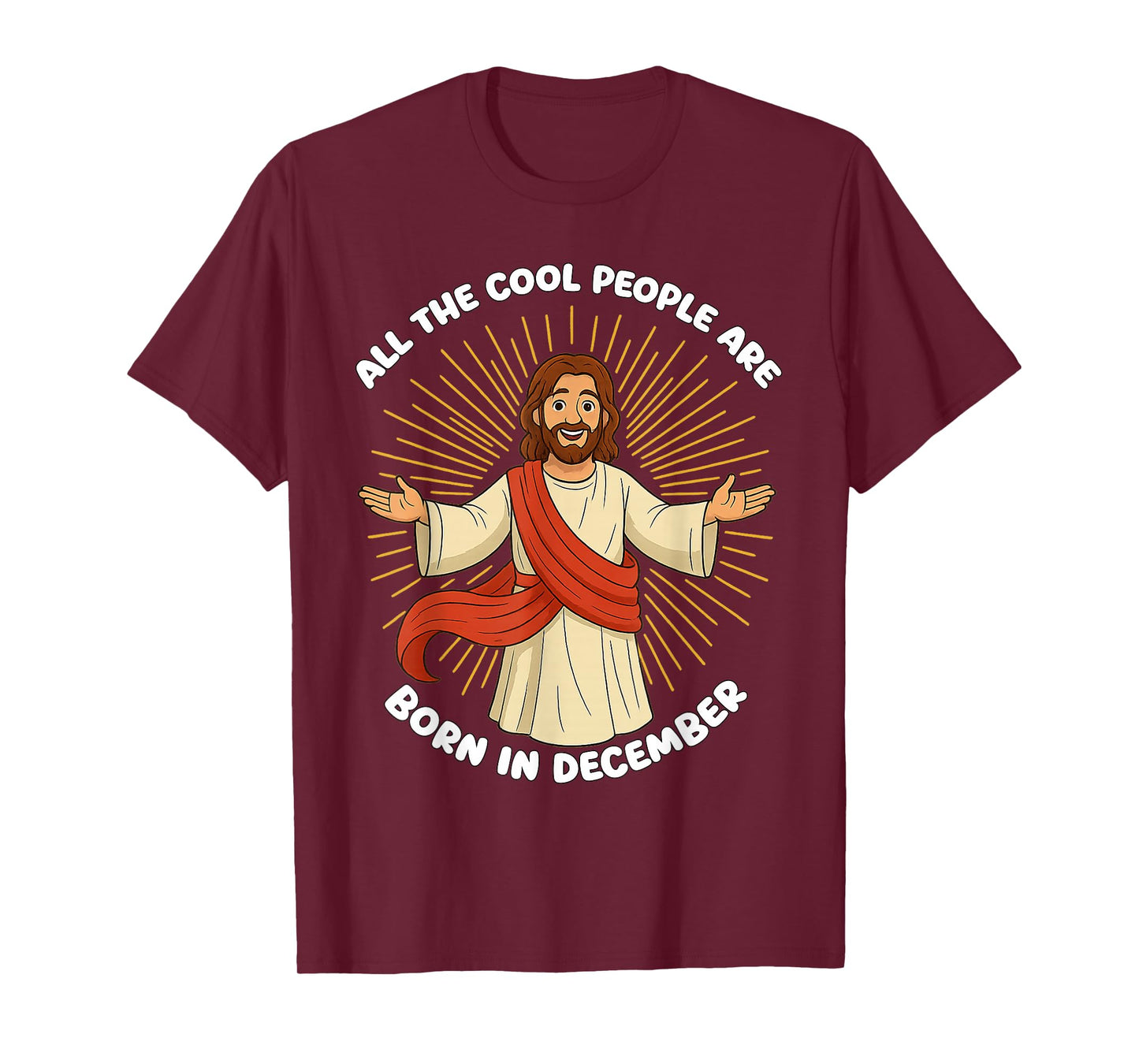 All The Cool People are Born in December Funny Quote T-Shirt