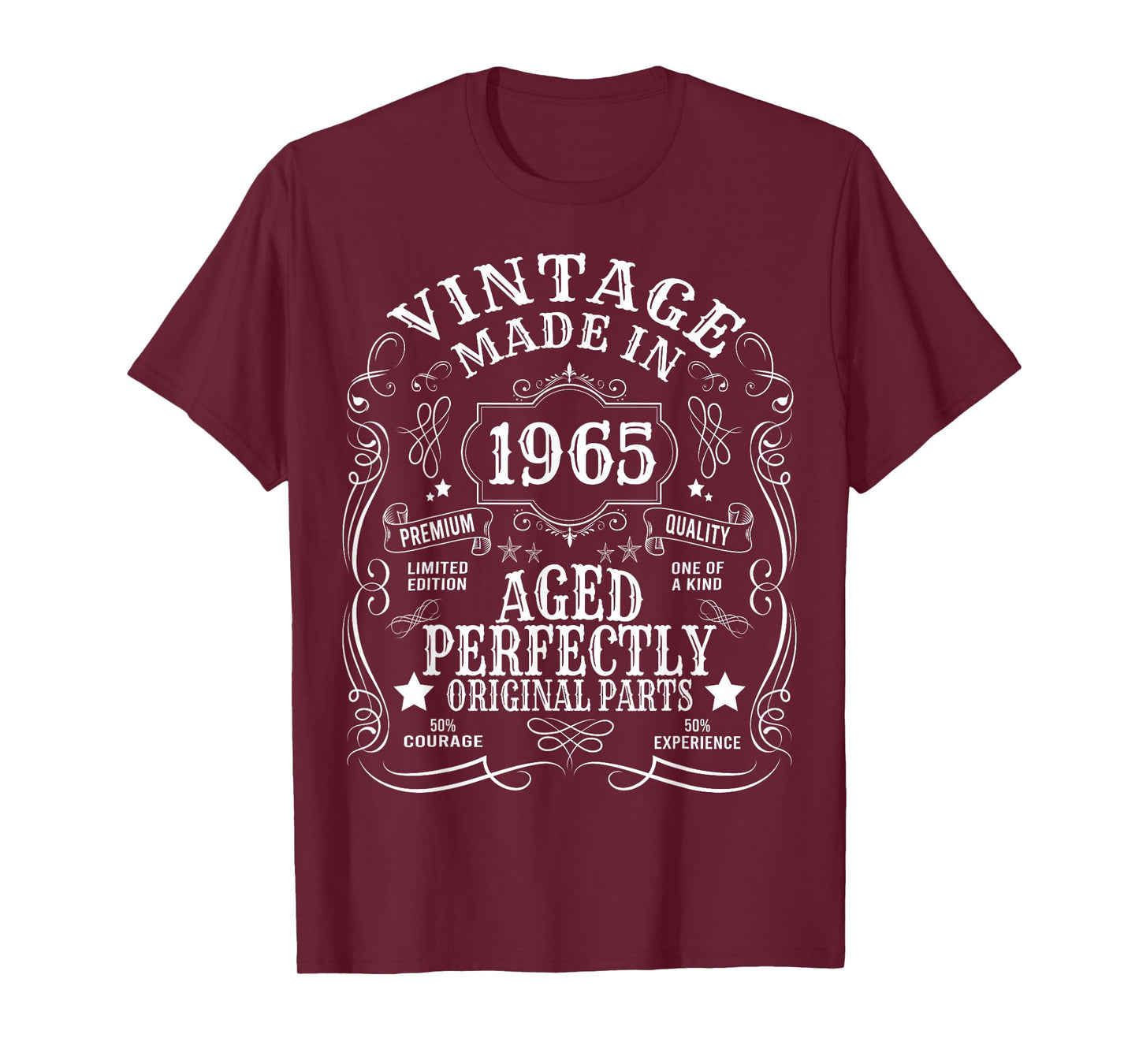 60th Birthday Man Woman 60 Years 1965 Decorative Funny Gift T-Shirt