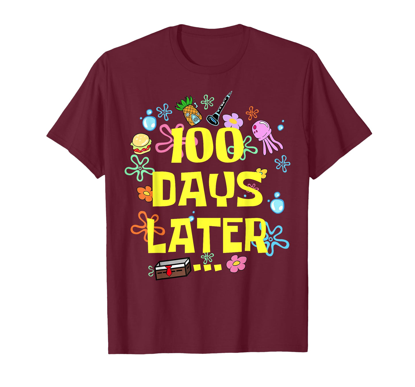One Hundred 100 Days Later Funny 100th Day of School Meme T-Shirt