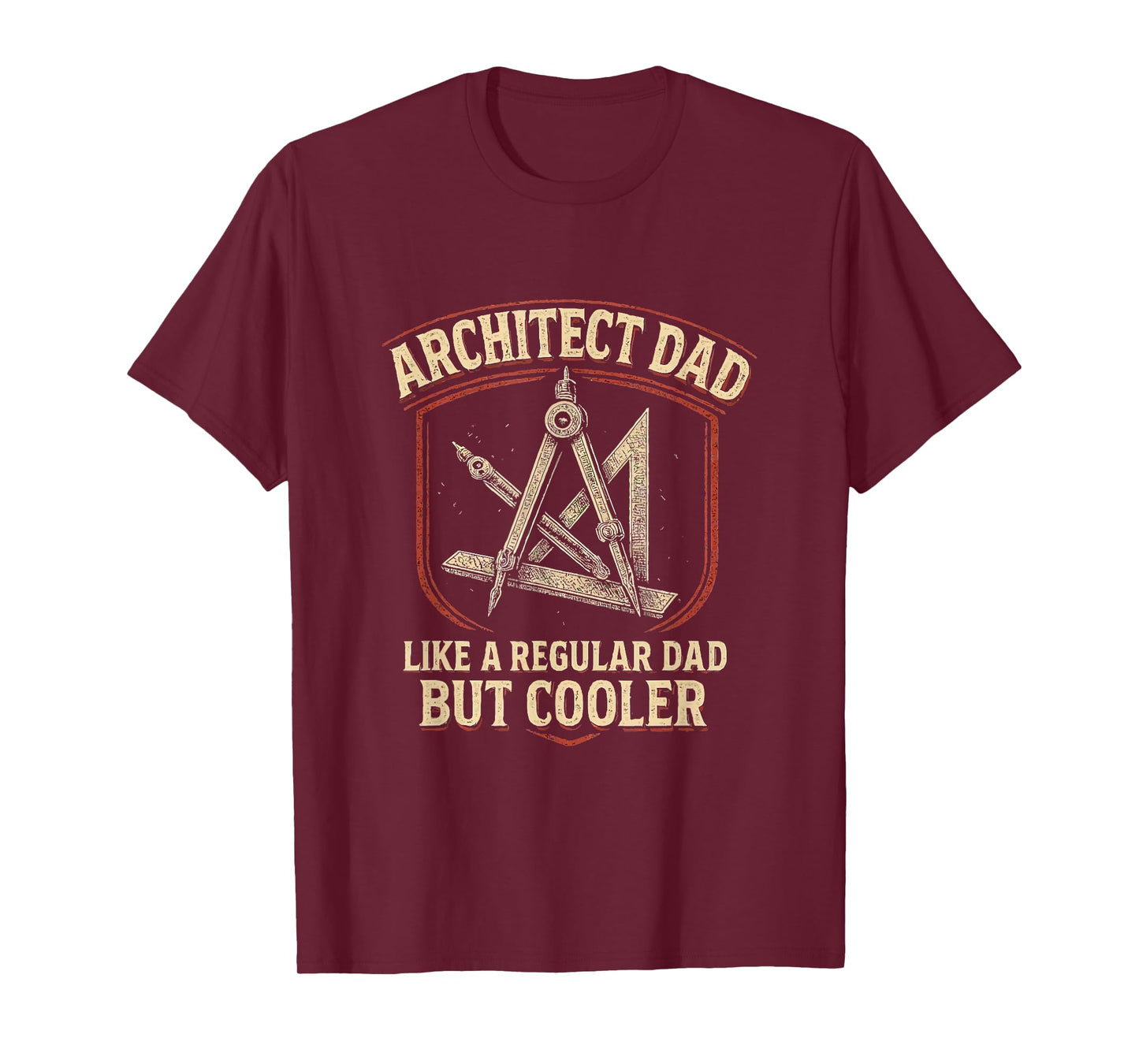Architect Dad Architecture Engineer Father Mens Retro Funny T-Shirt