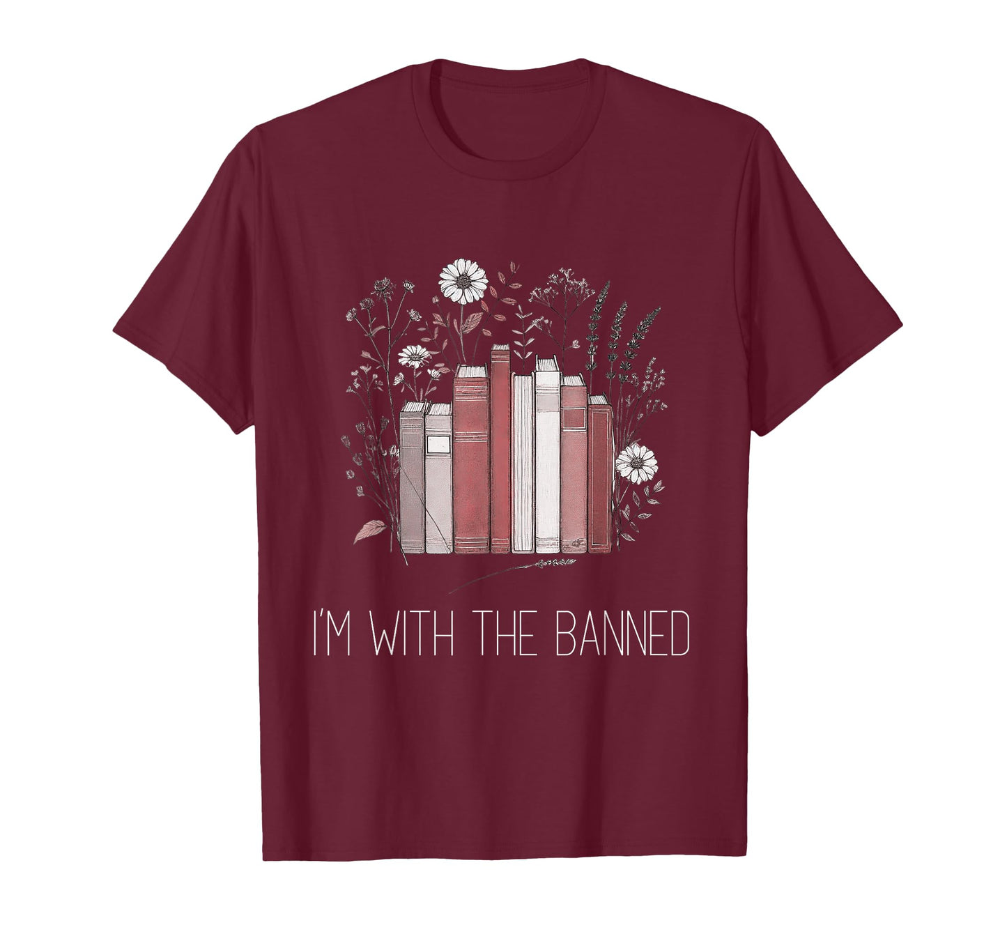 I'm With The Banned Tshirt Anti Censorship Vintage Graphic T-Shirt