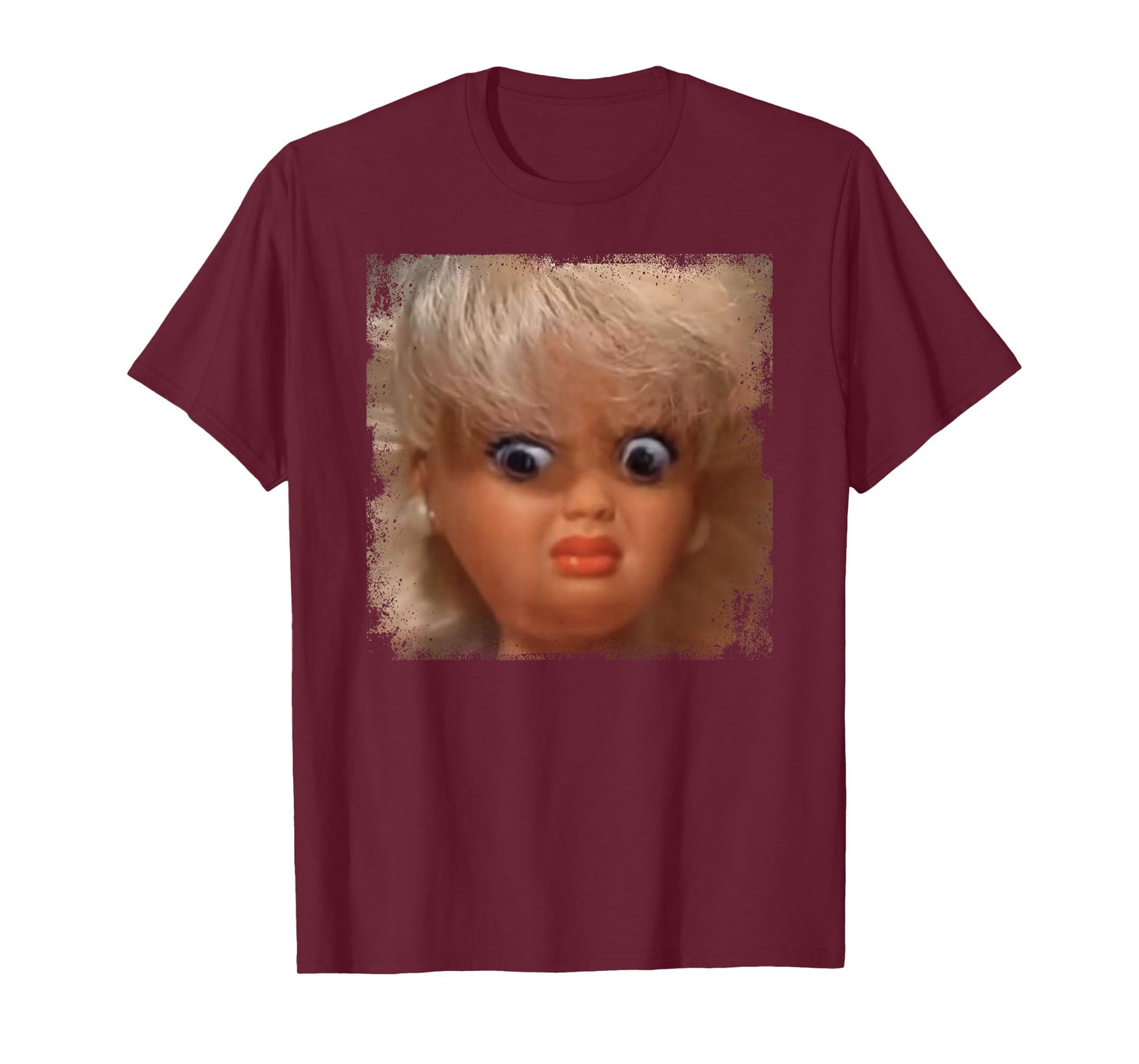 Funny Doll Face Meme T-Shirt