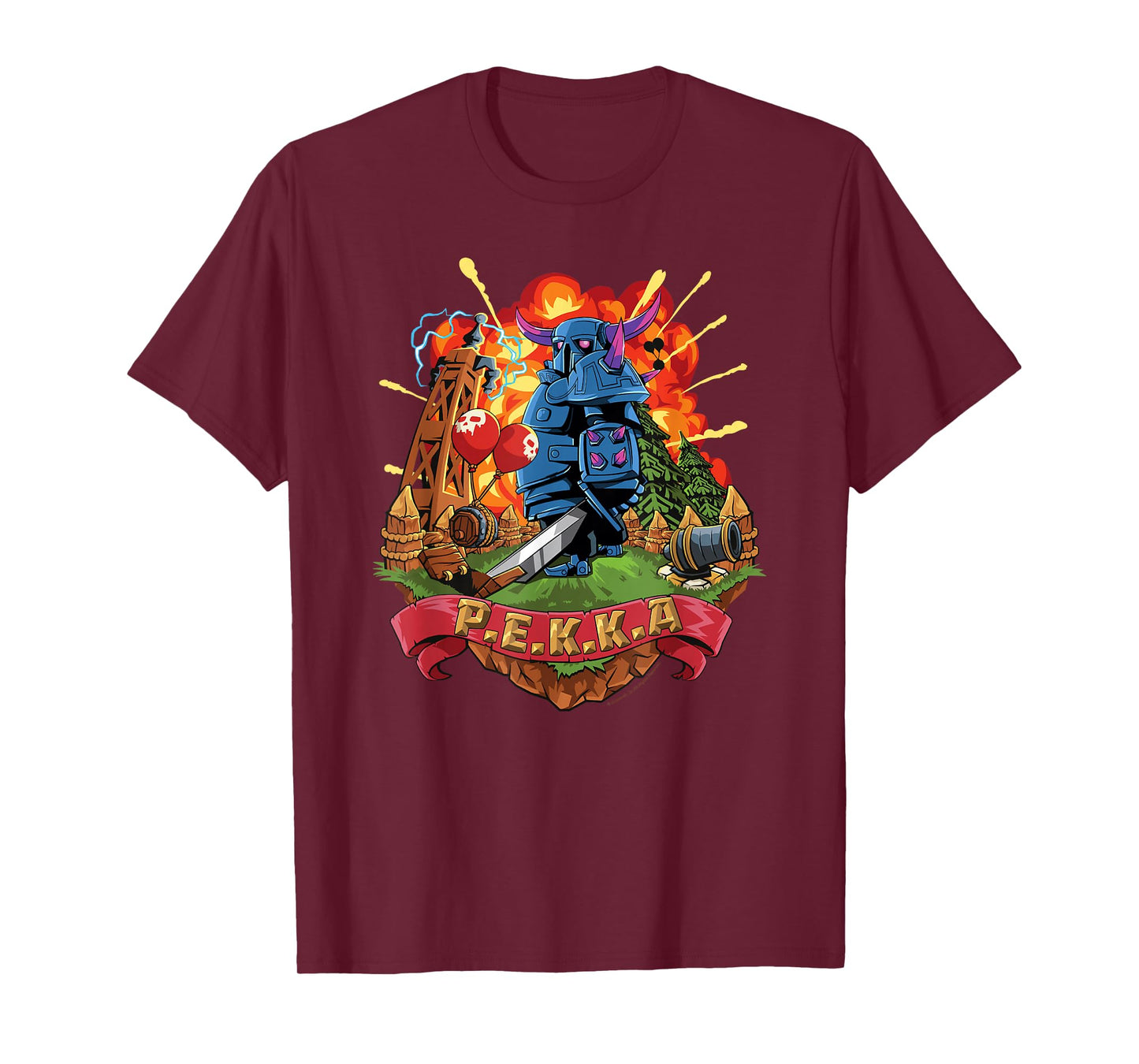 Clash of Clans P.E.K.K.A. Epic Explosion Logo T-Shirt