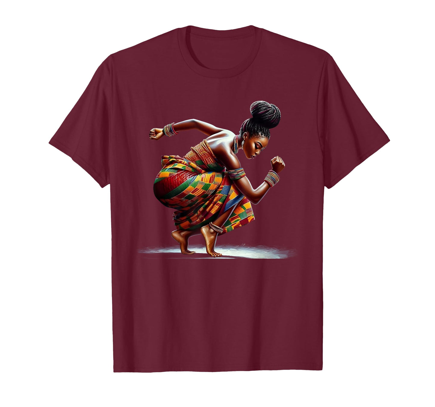 Love Black Woman African Melanin Queen Black History Month T-Shirt