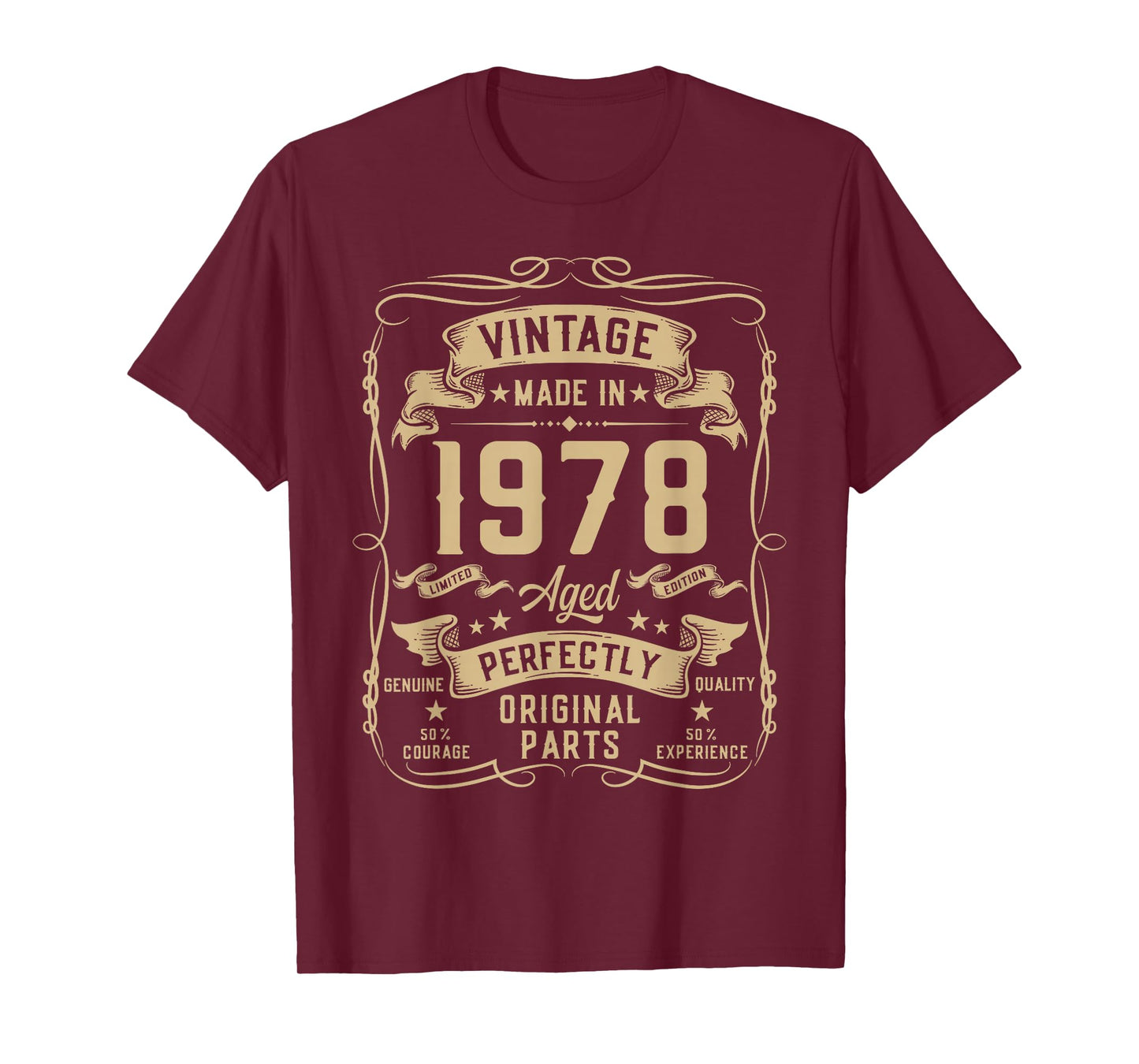 Vintage 1978 48yr 48th Birthday Gifts for Men 48 Years Old T-Shirt