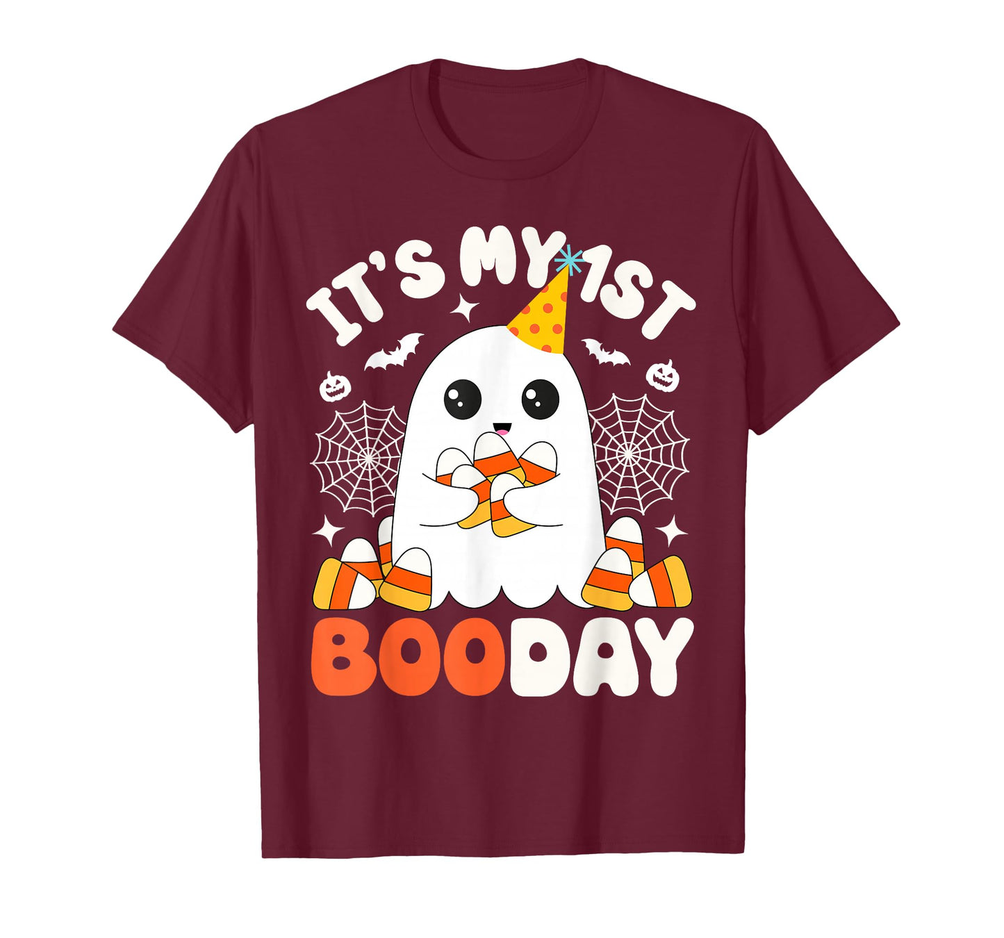 It's My 1st Boo Day, Funny Halloween Ghost 1st Birthday Boy T-Shirt