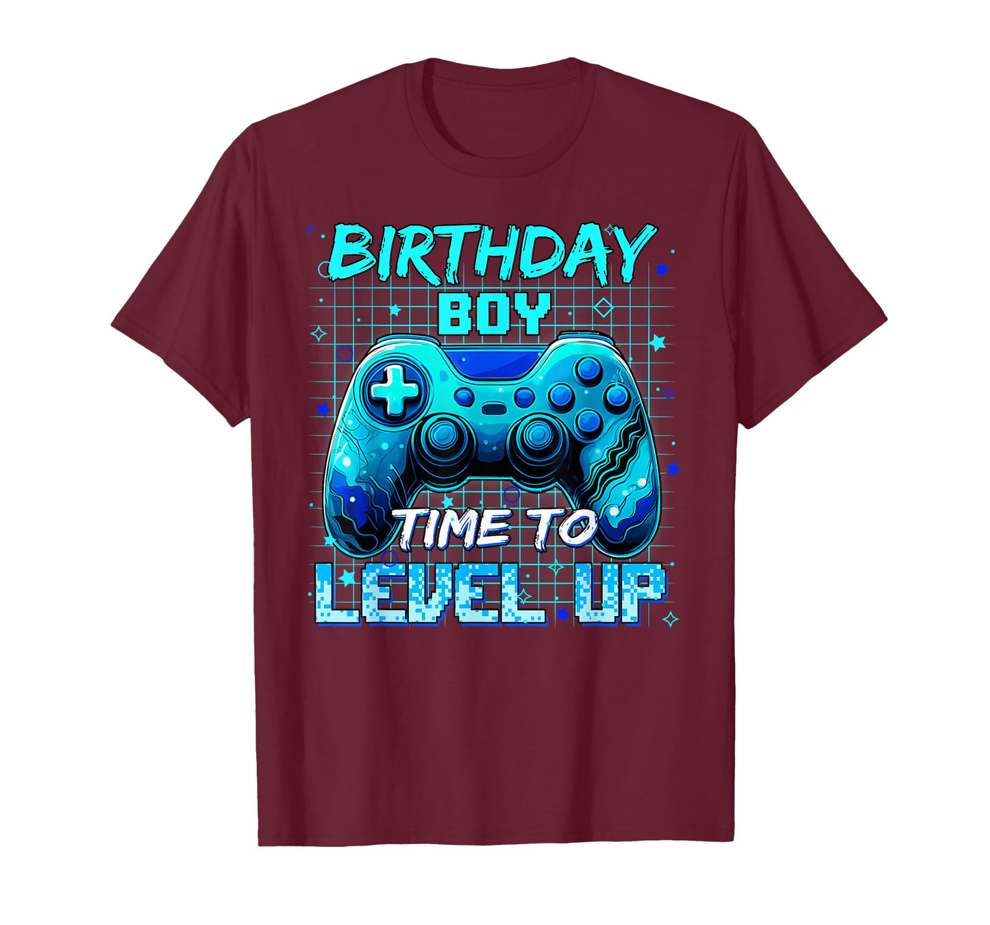 Birthday Boy Time to Level Up Video Game Family Matching T-Shirt