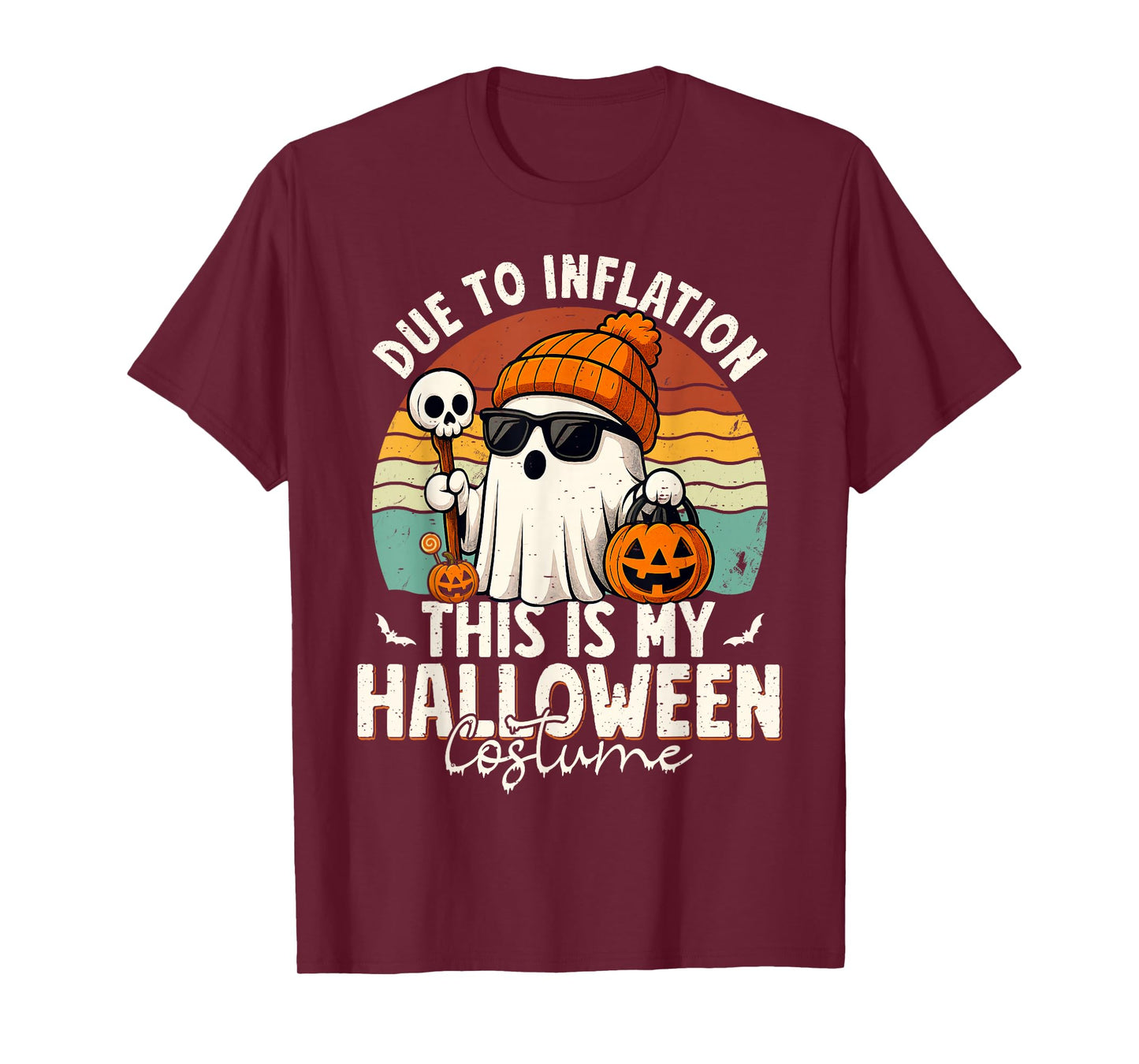 Due to Inflation This is My Funny Halloween Costume T-Shirt