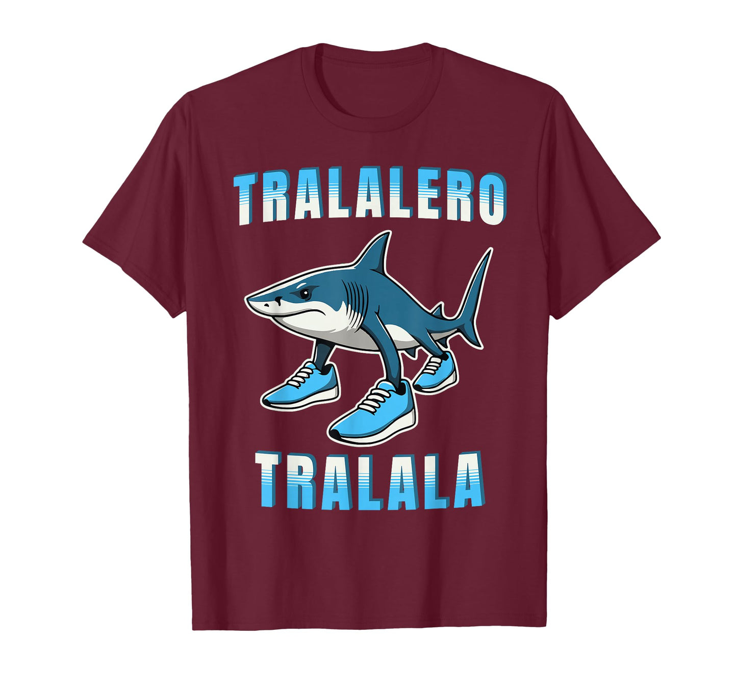 Tralalero Tralala Funny Italian Brainrot Toddlers Meme T-Shirt