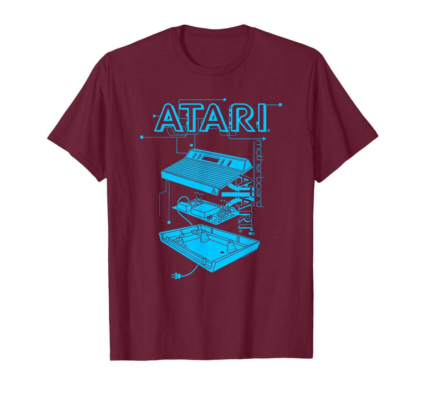 Atari Deconstructed Video Game Console Retro Gaming T-Shirt