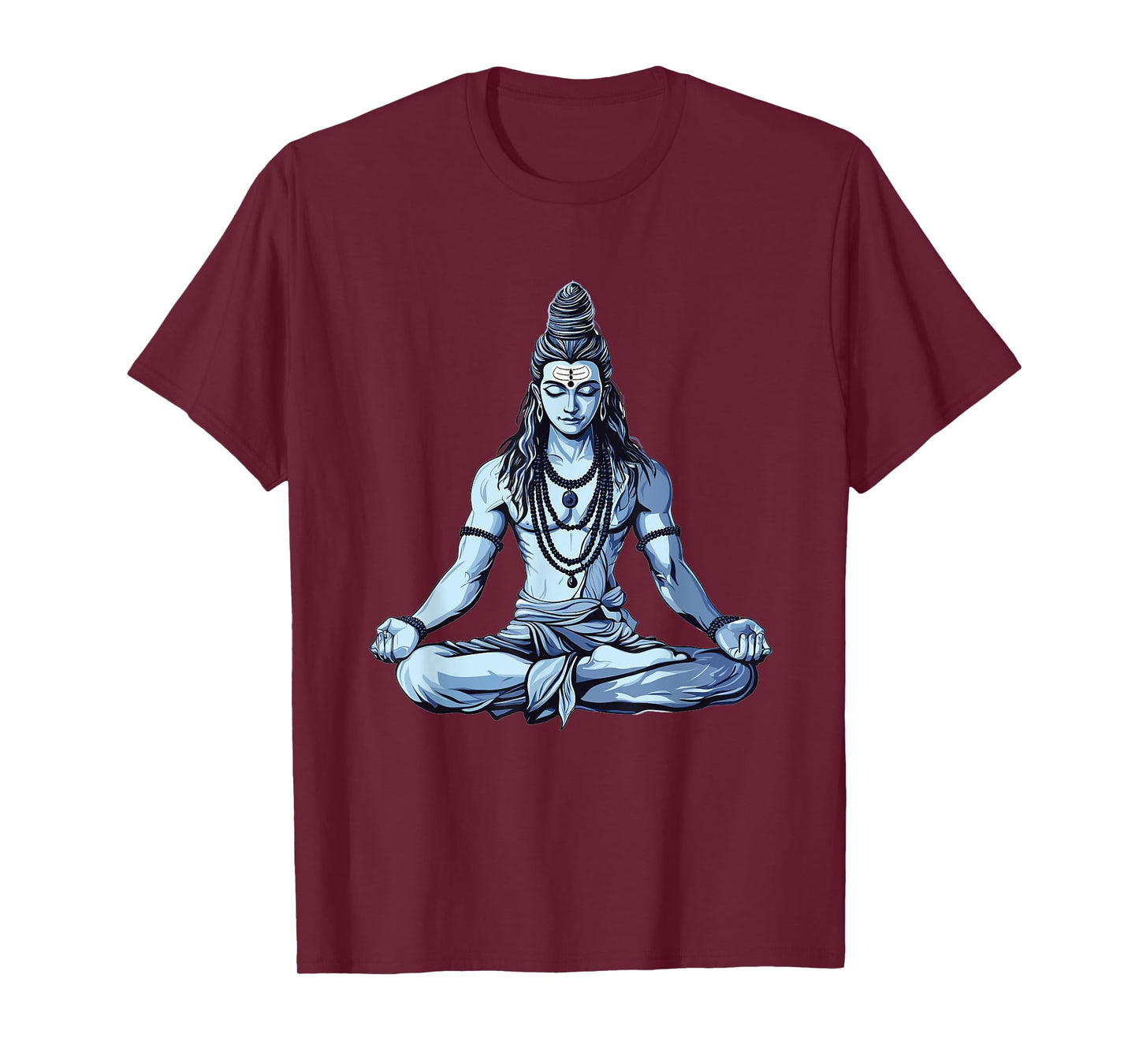 Yoga Inspired Shiva Mahadev Sitting Pose for Hinduism T-Shirt