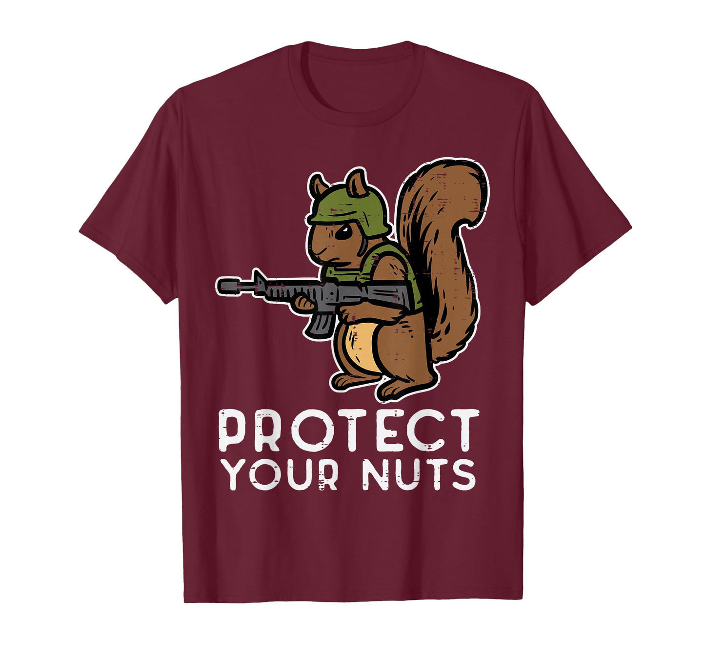Squirrel Protect Your Nuts Funny Chipmunk Men Women Boy Kids T-Shirt
