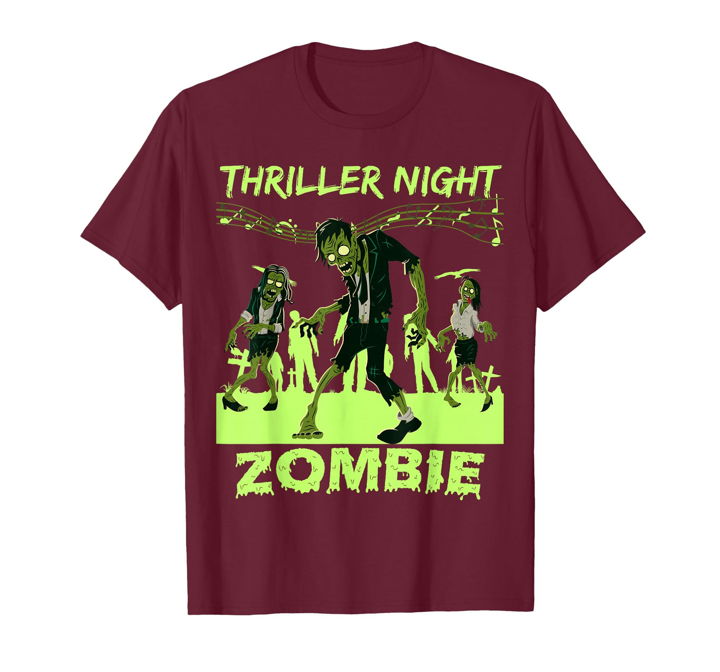 Thriller Night Halloween Dancing Zombie T-Shirt