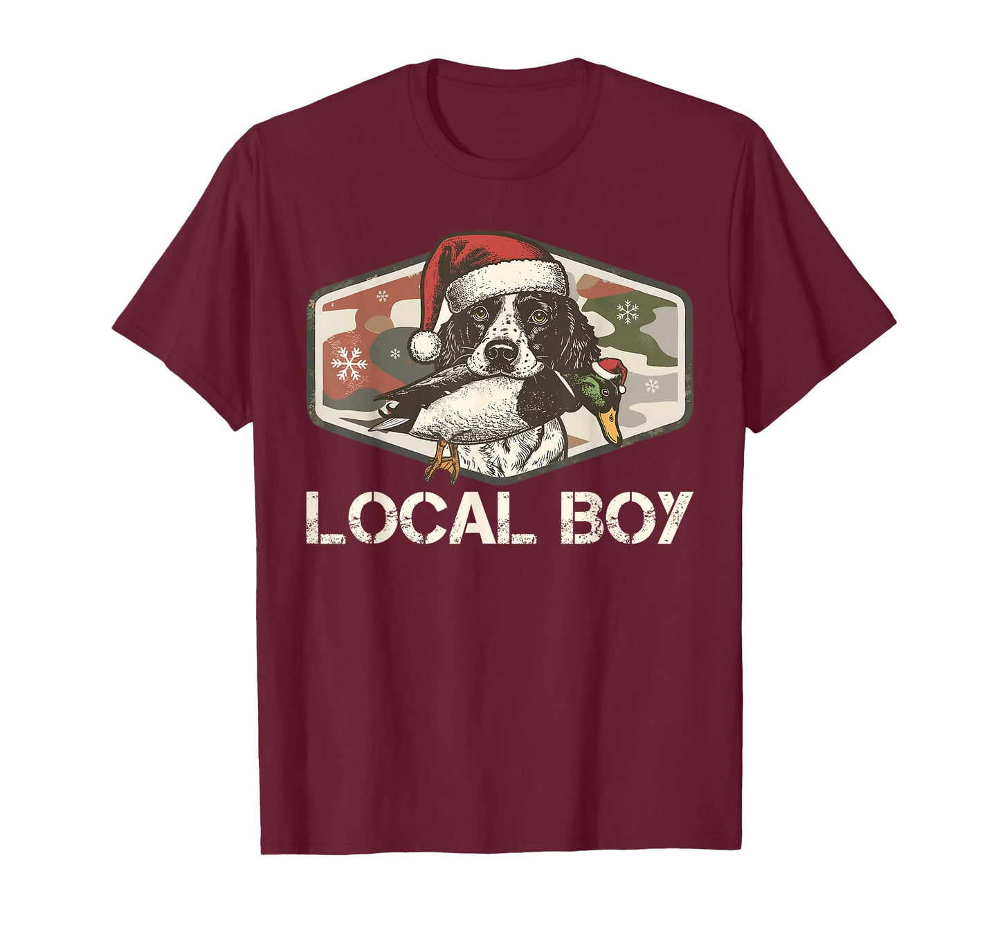 Local Southern Boy Duck Hunting Black Lab Outdoor Vintage T-Shirt