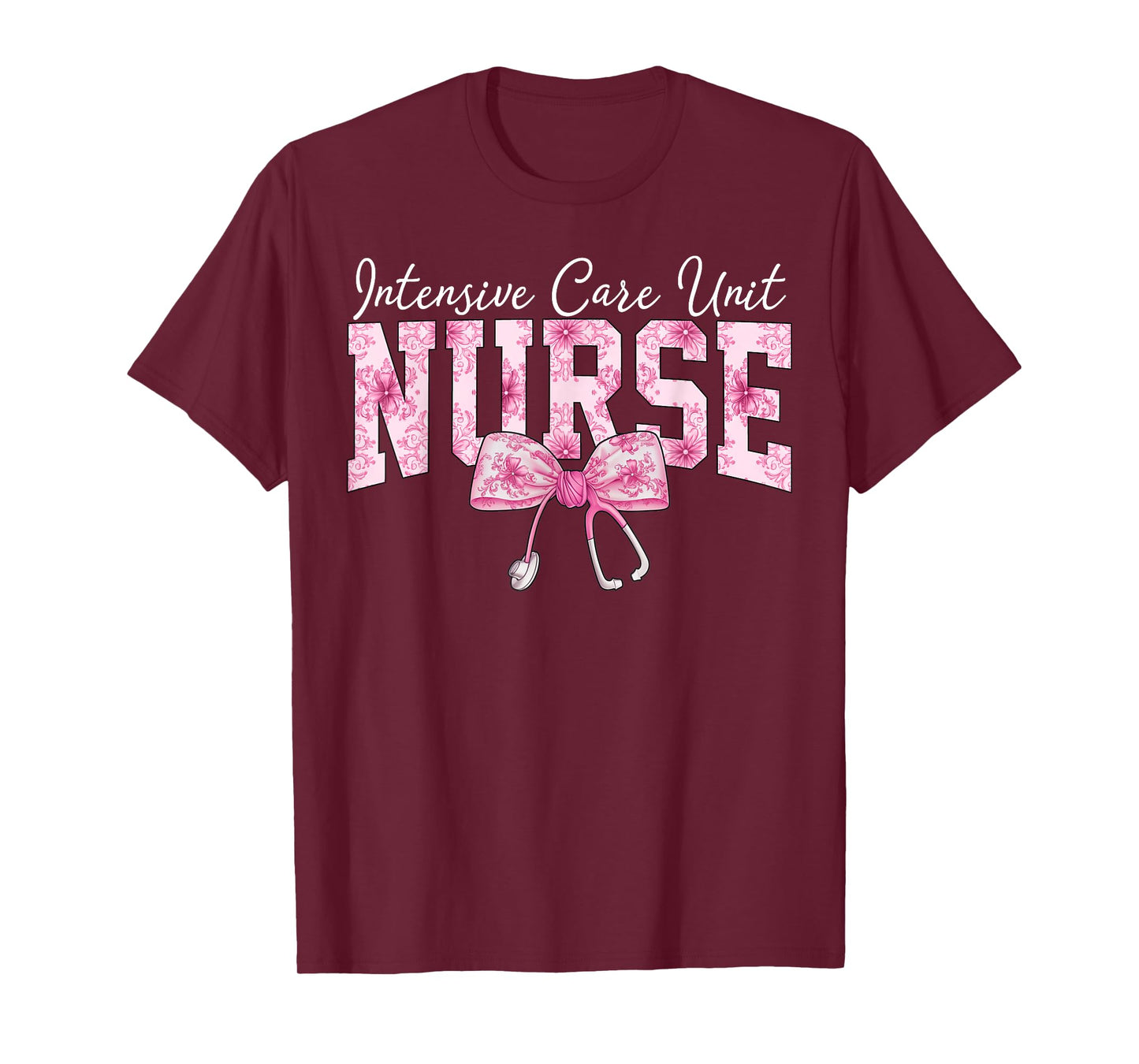 ICU Nurse Retro Intensive Care Unit Nurse Crew Women Men T-Shirt