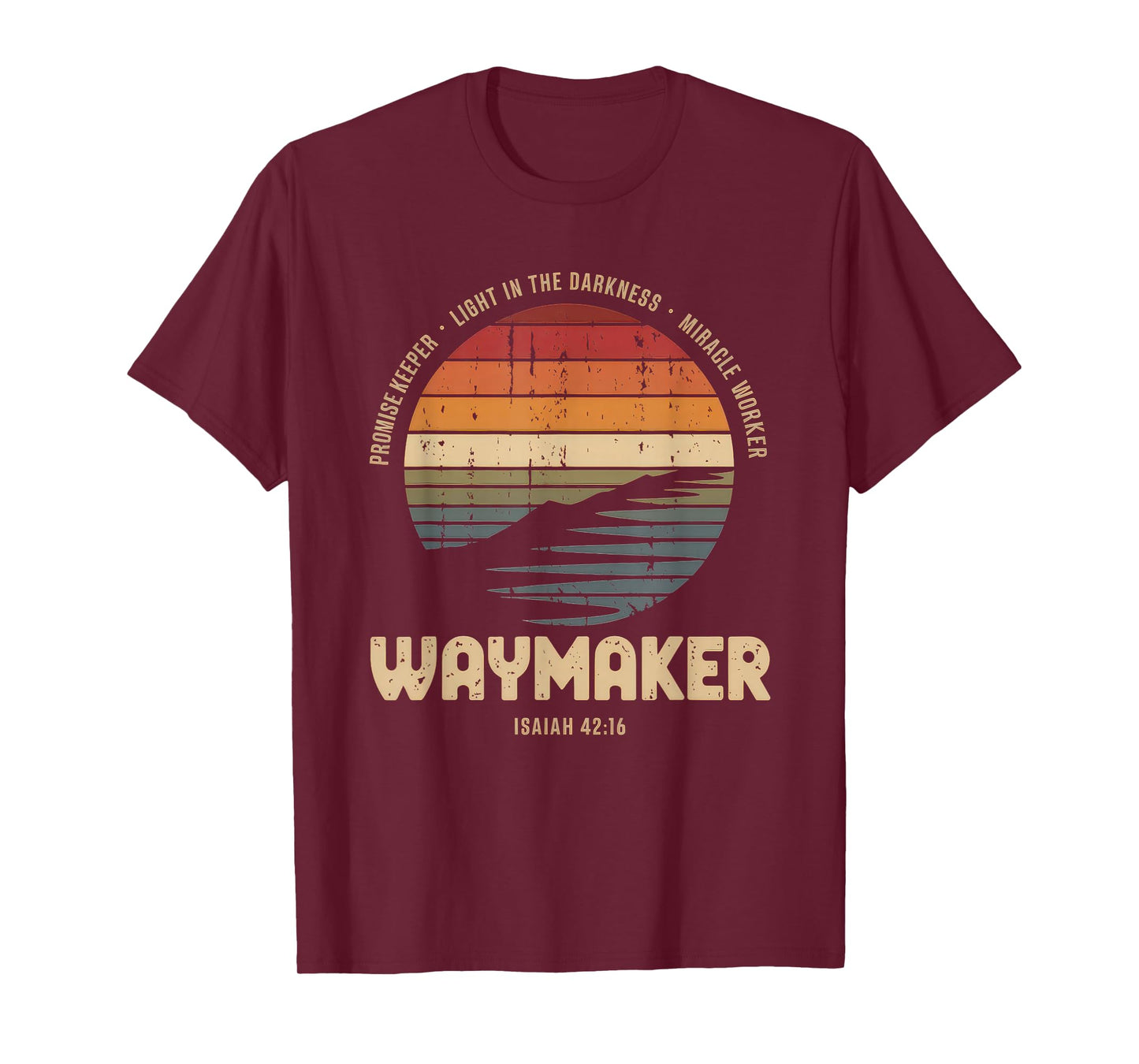 Waymaker Tshirt Promise Keeper Miracle Worker God Christian T-Shirt