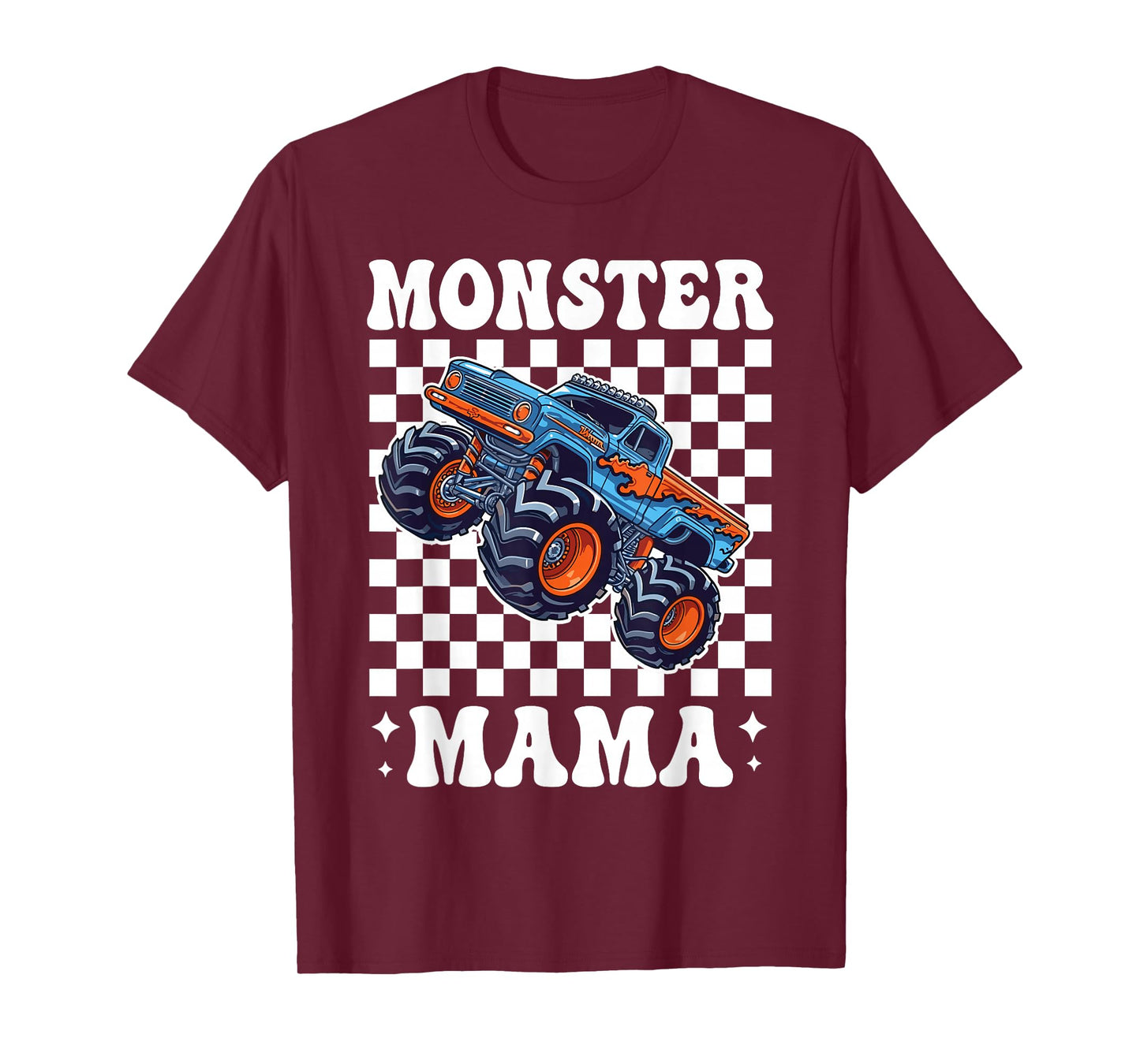 Monster Truck Mama Family Matching Monster Trucks Birthday T-Shirt